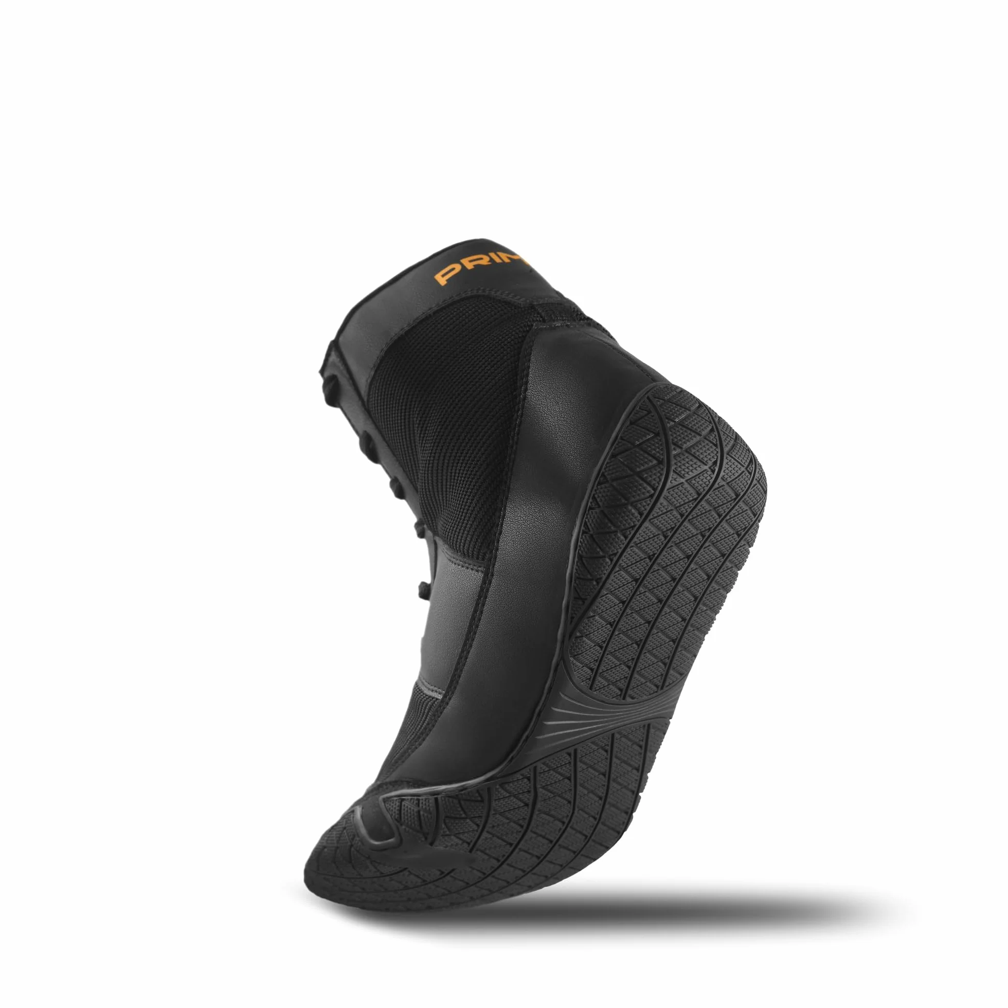PSS Baskets Chaussures Sports Boxe Muay Thai Kickboxing Taekwondo Lacets Longs Semelle Antidérapante Noir