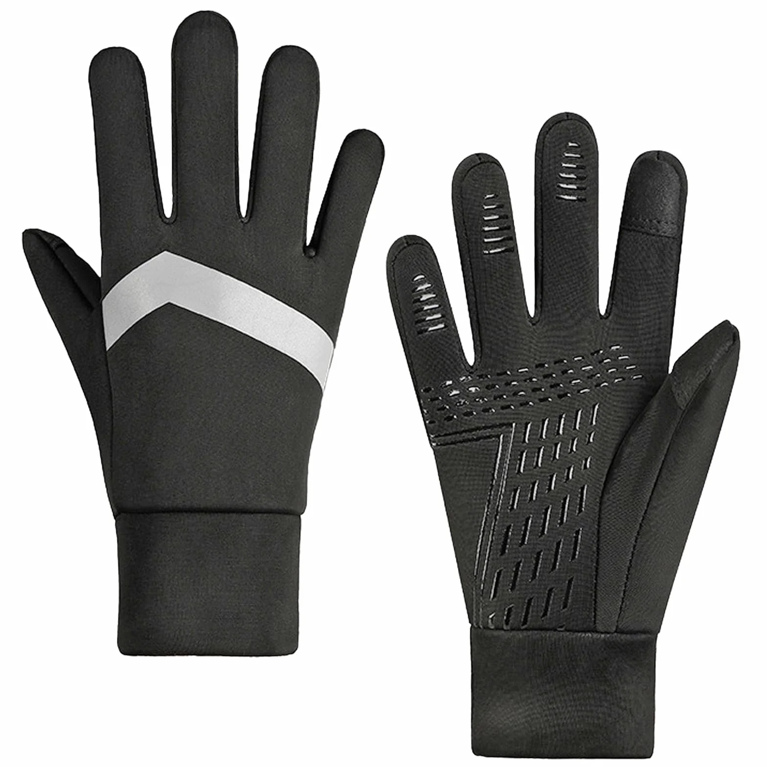 Gants Thermiques d'Hiver Imperméables Antidérapants pour Écran Tactile Enfants Course Randonnée Ski Camping Coupe-Vent