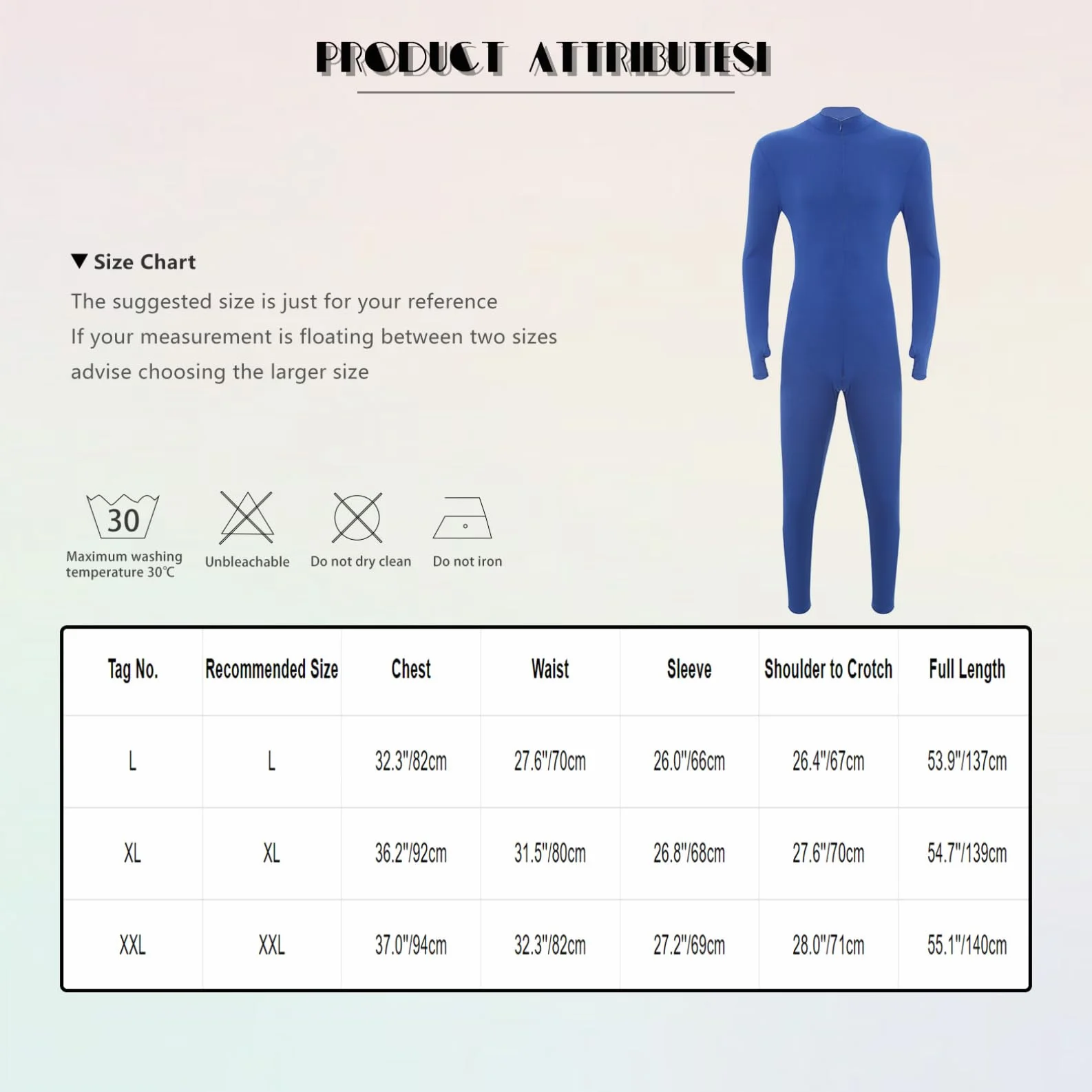 Justaucorps Danse Manches Longues Unitard Combinaison Gymnastique Maillot de Corps Sport Fitness Body Gym