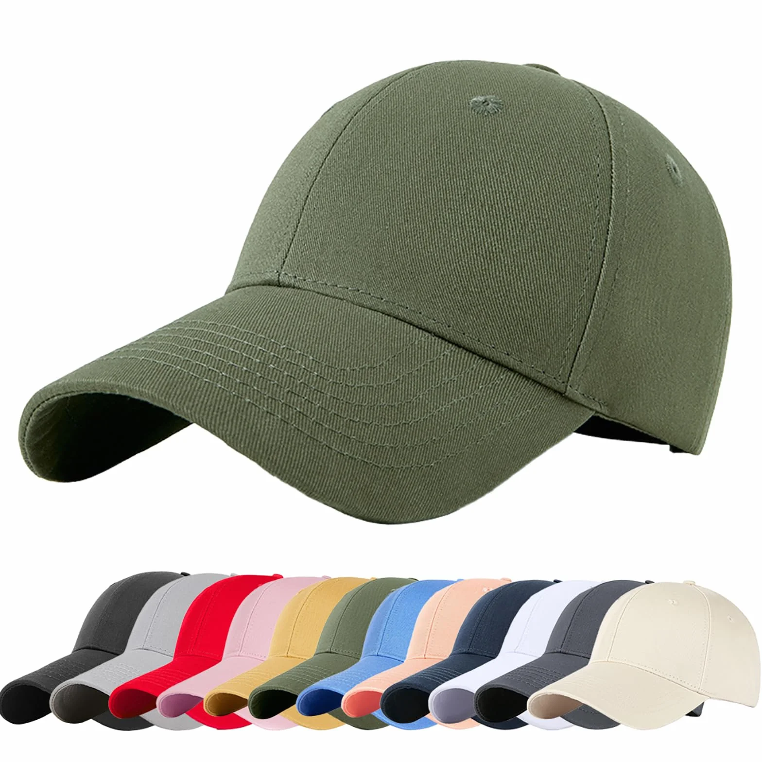 Enwokran Casquette de Baseball Unisexe Coton Réglable Hip Hop Sport Extérieur