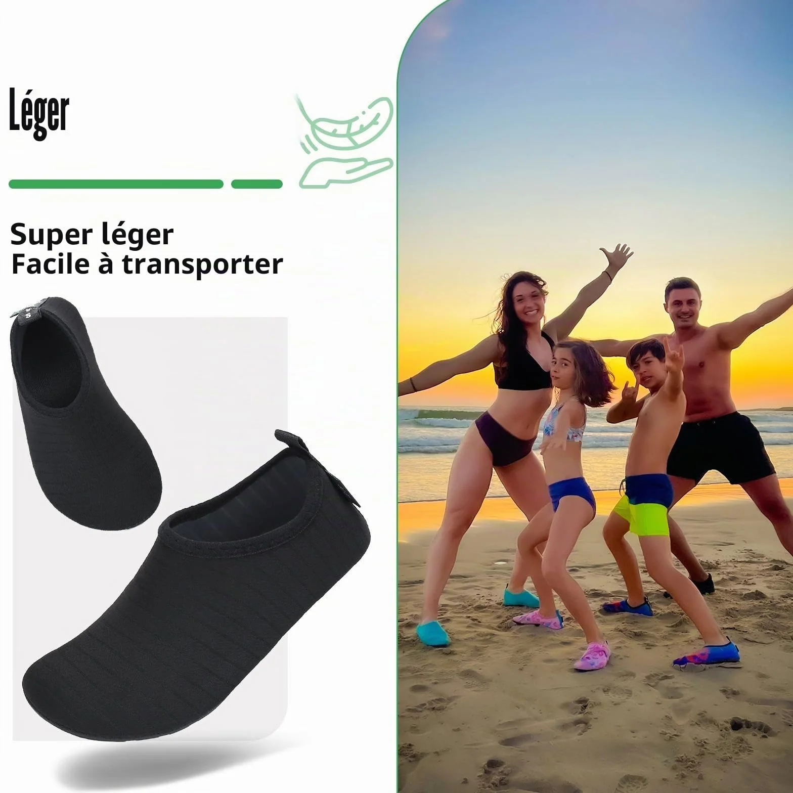 SAGUARO Chaussures Sport Aquatique Mixte Adulte