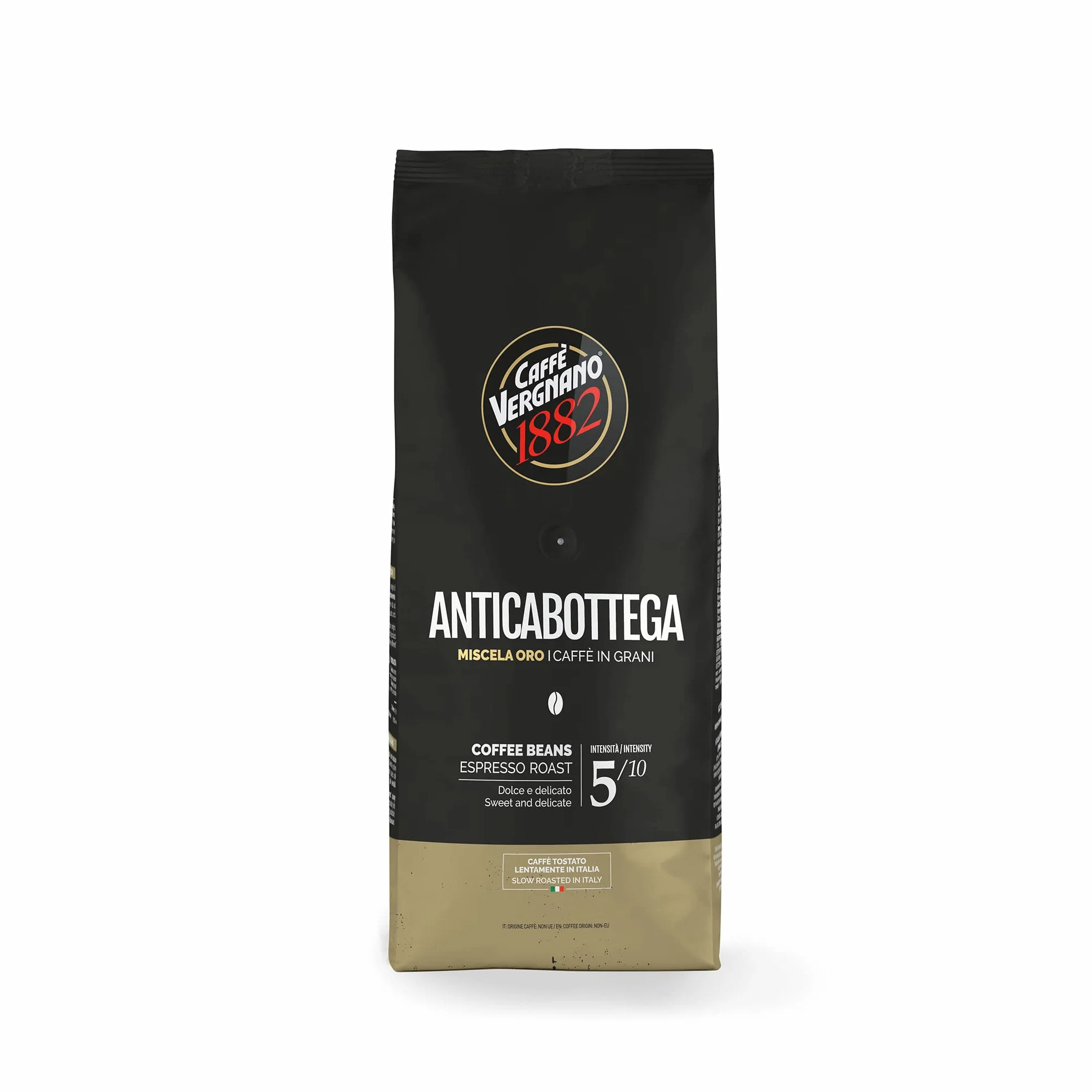 Caffè Vergnano 1882 – Café en grains Antica Bottega - 1 Paquet de 1 Kg