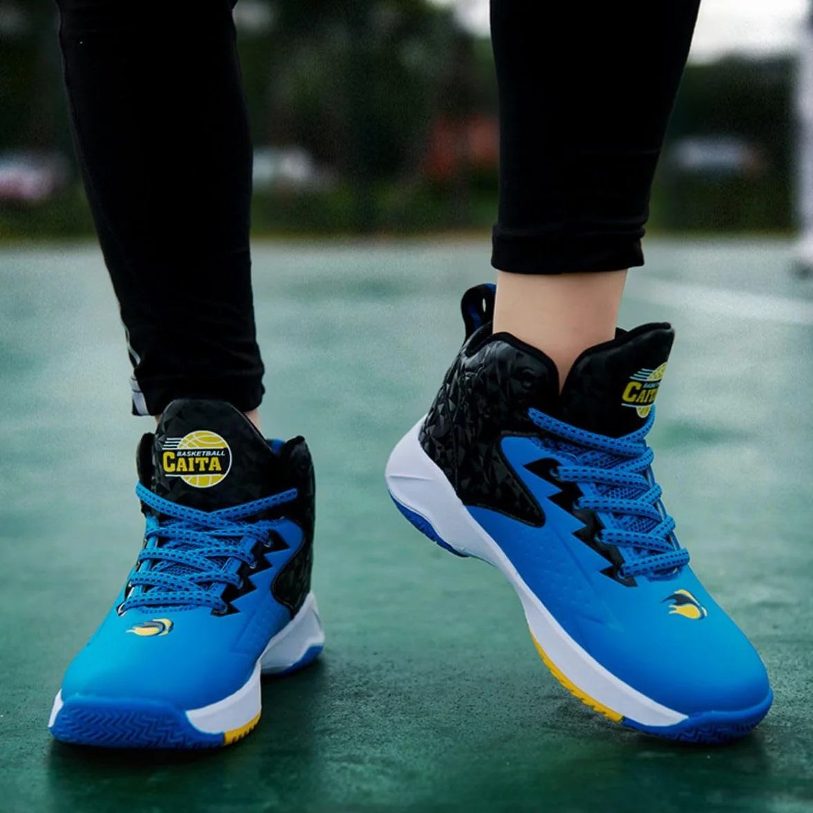 Chaussures de Basket-Ball pour Garçons et Filles - Chaussures de Sport et de Course à Pied