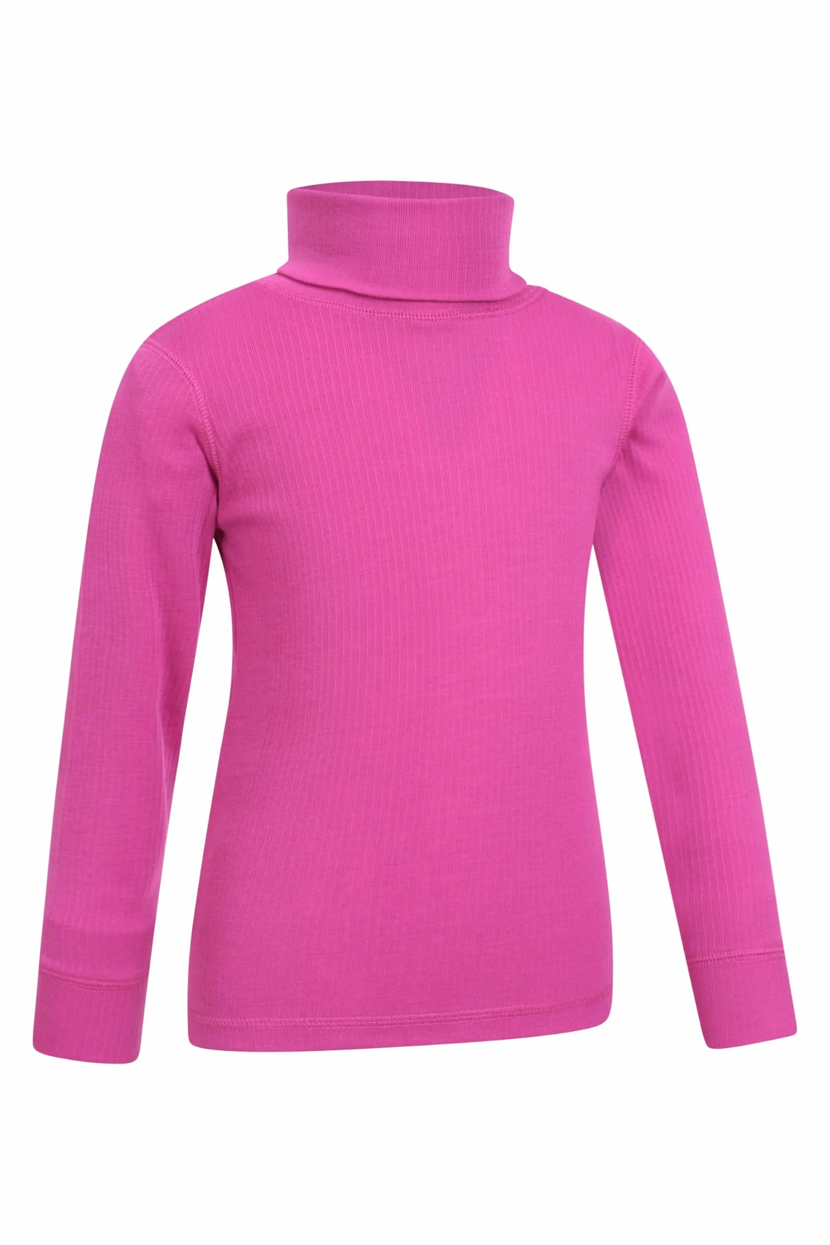 Mountain Warehouse Talus Pull col roulé Enfant Respirant sous-Pull léger Hiver Couche Thermique Chaude Fille garçon