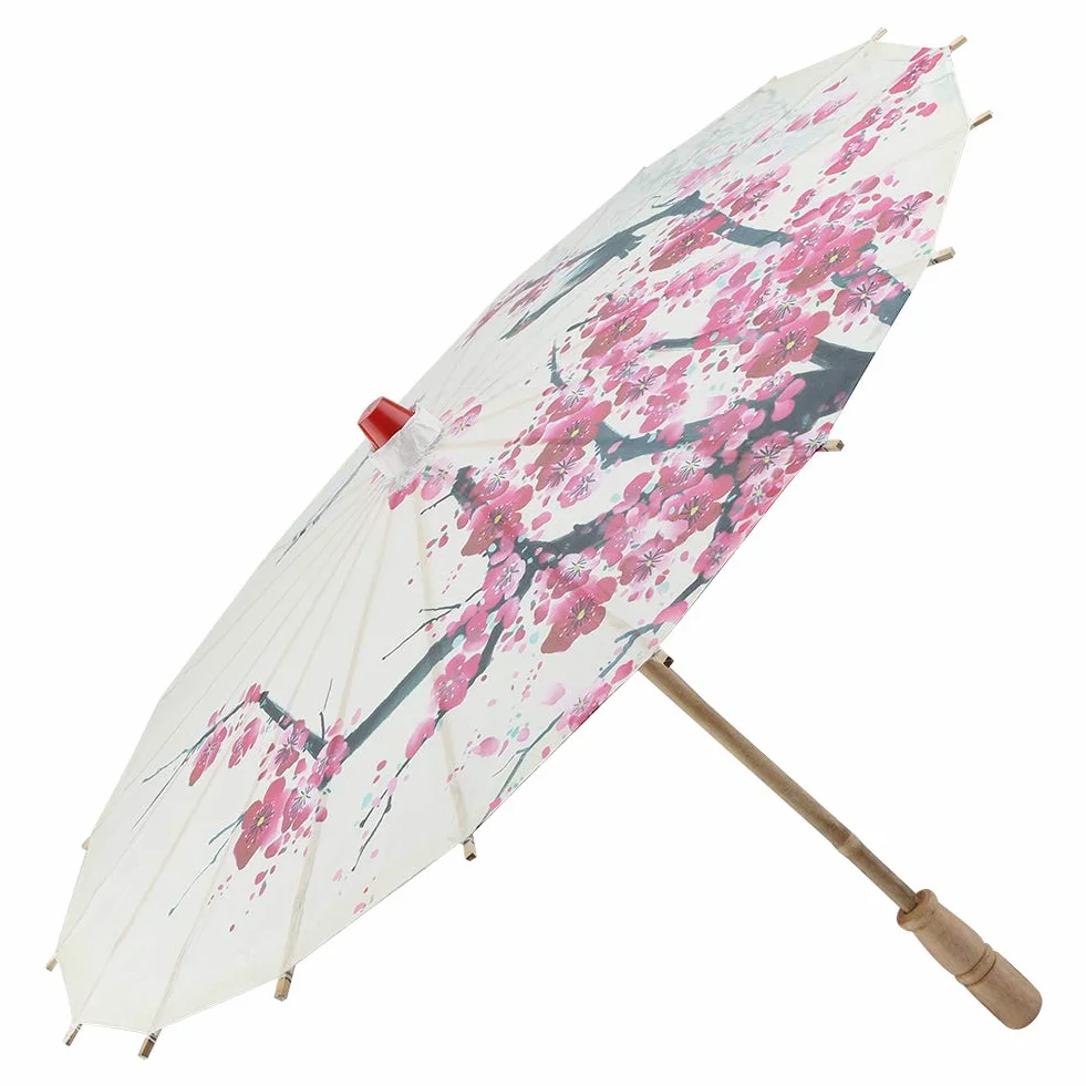 Ombrelle Papier Huilé Japonaise, Parapluie Décoratif Asiatique pour Danse