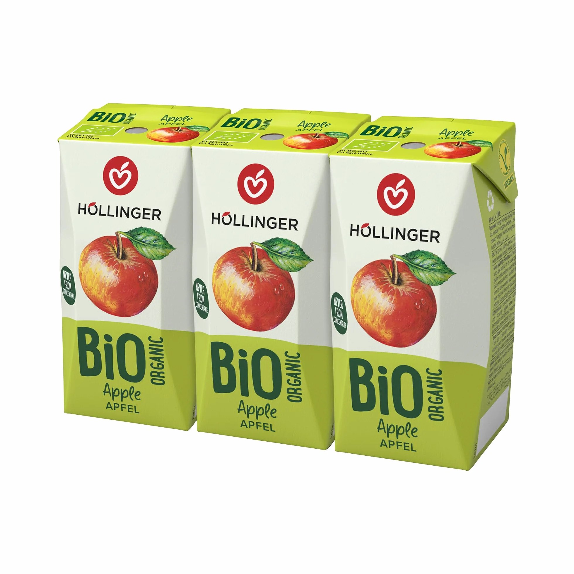 Höllinger Organic Apple Juice 200ML x 24