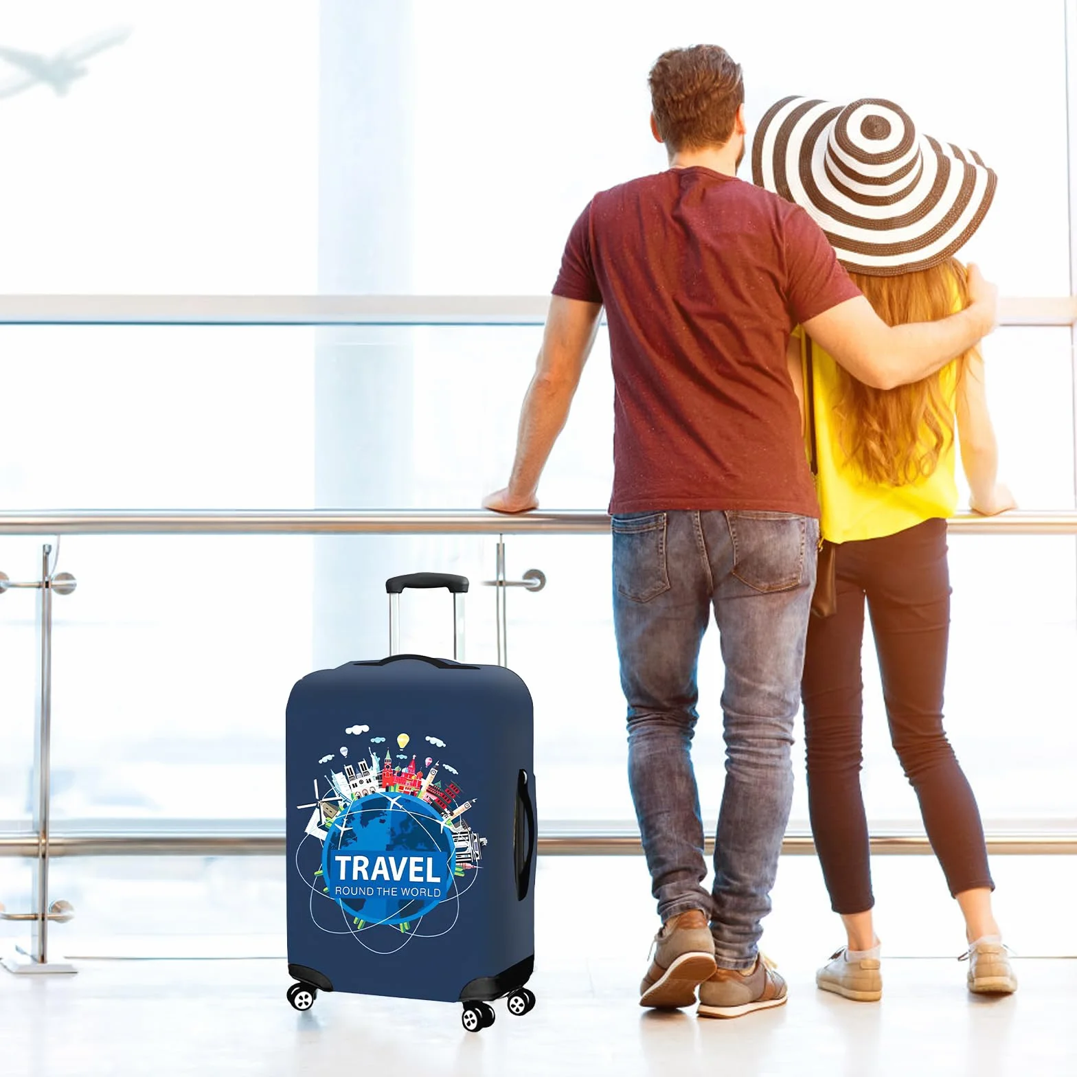 Elastique Housse De Valise Lavable Protection 18-32 Pouces