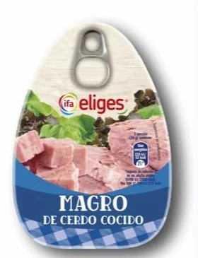 Ifa Eliges Jambon Cuit Extra Porc Magro, Faible en Gras, Pack de 3 Boîtes de 220g