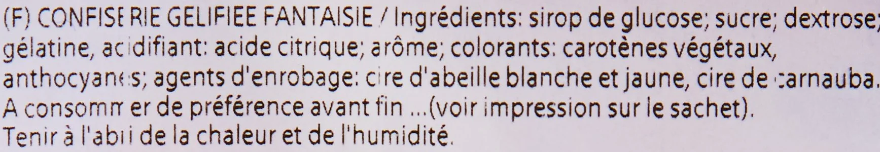 Haribo Bonbon Gélifié Œufs au Plat 1,5 kg
