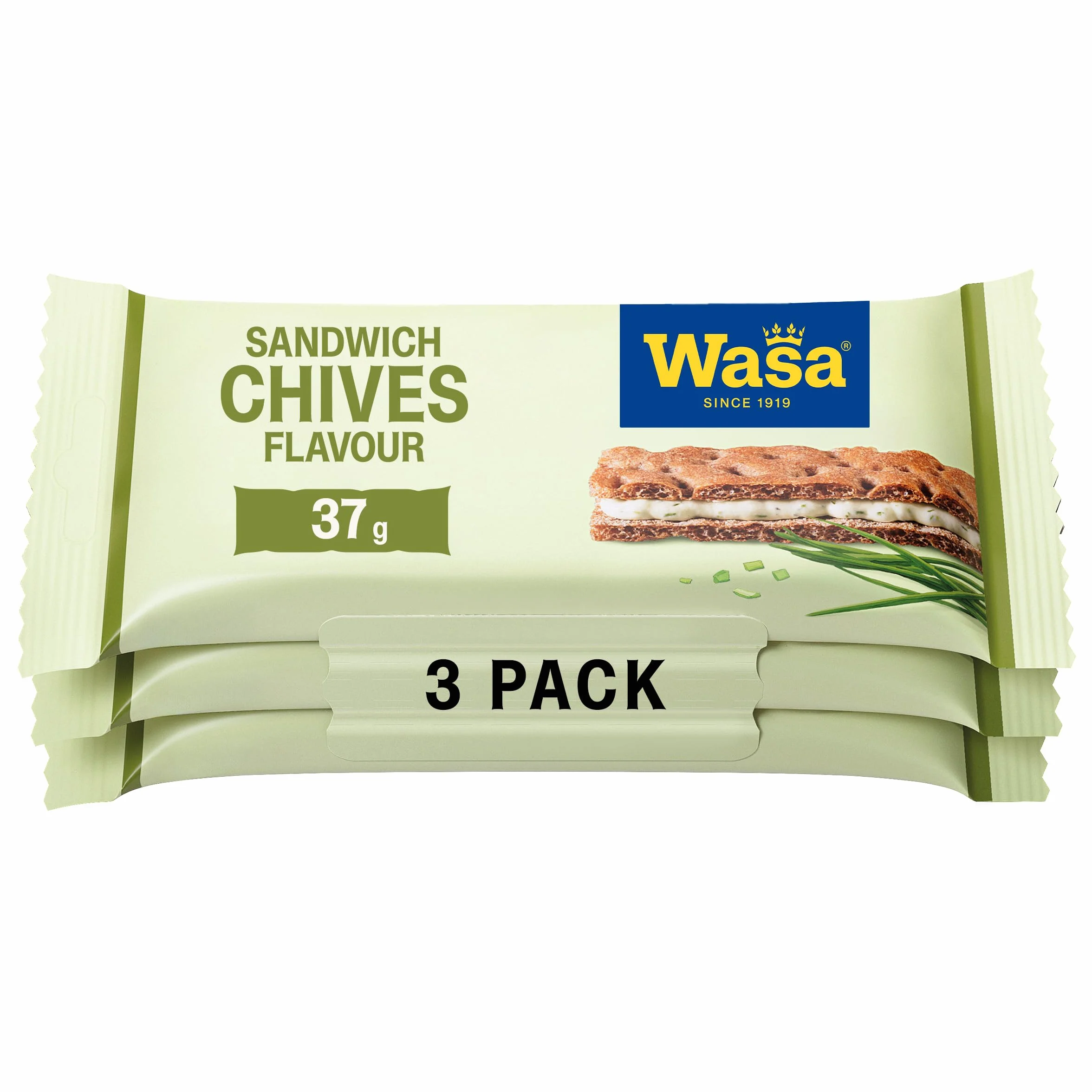 Vasa Sandwich fromage & Ciboulette Multipack, Lot de 8 (8 x 111 g)