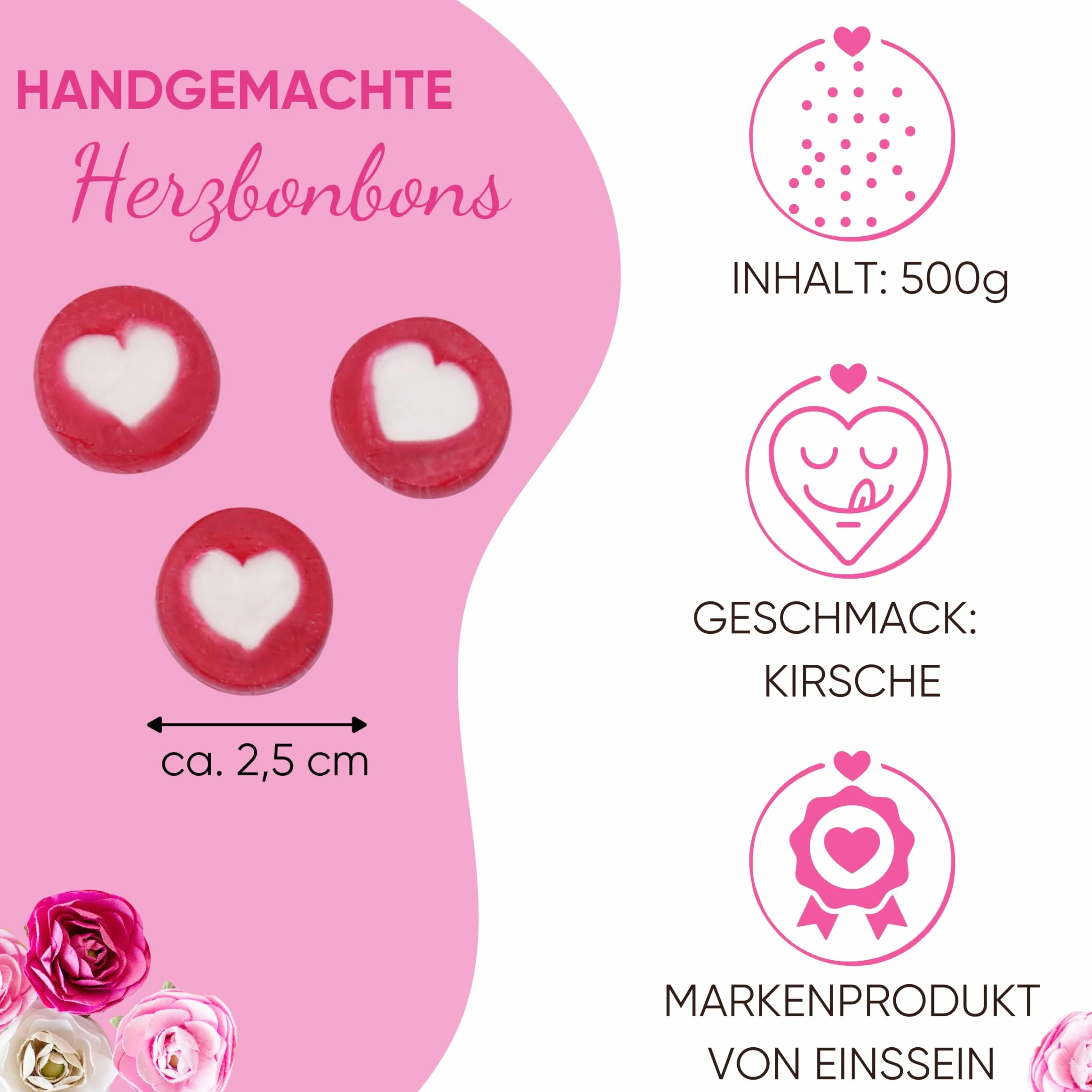 Bonbons Mariage Cœur Rouge Blanc 500g 140 Dragees Cœur Décoration Table Cadeaux Invités