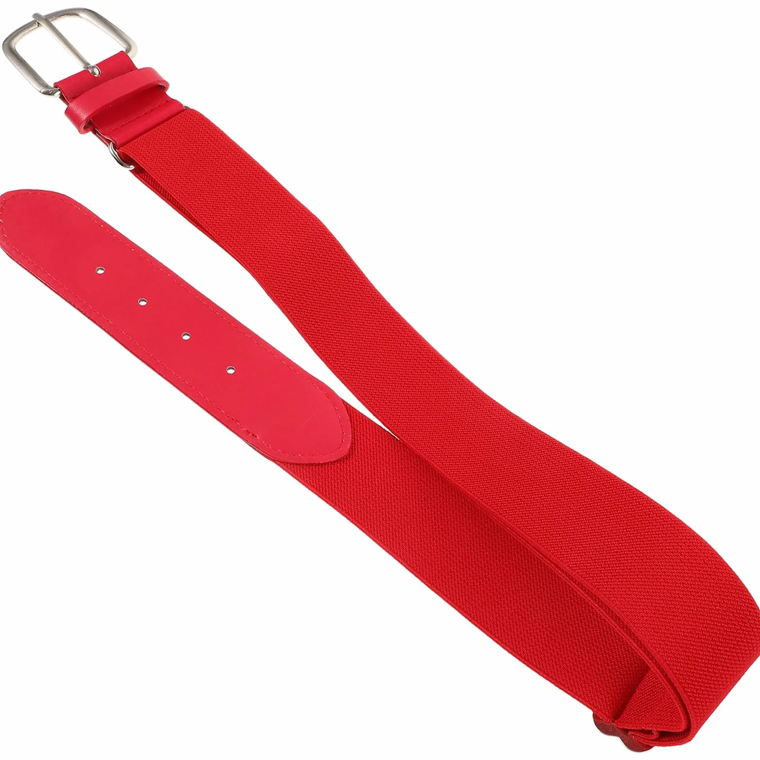 Veemoon Ceinture de Baseball Extensible Rouge pour Garçon, Alliage Ajustable, Accessoire Sport Baseball et Softball