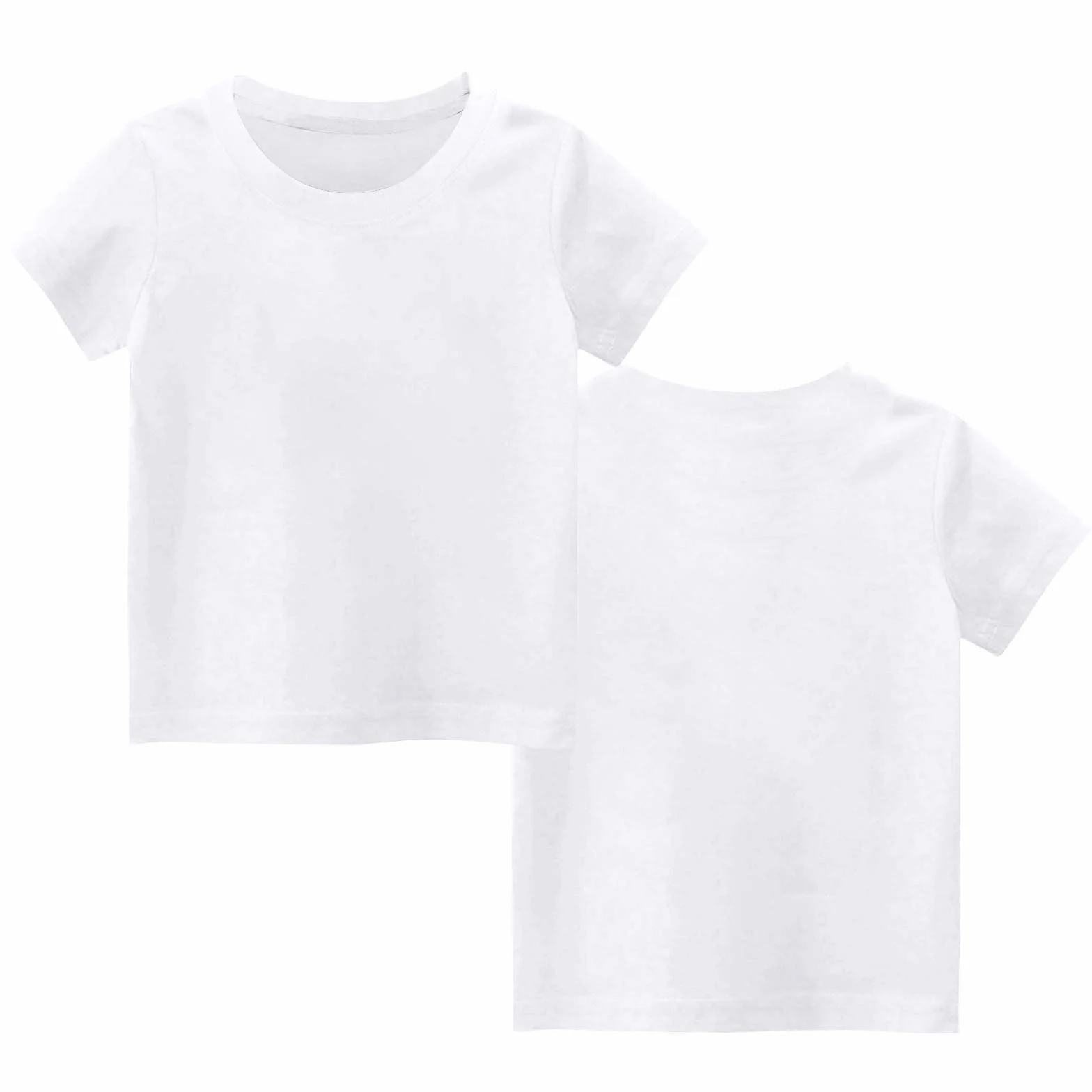 T-Shirt Personnalisable Enfant Garçons Filles - T-Shirt Personnalisé Recto/Verso avec Texte Image Logo Manches Courtes