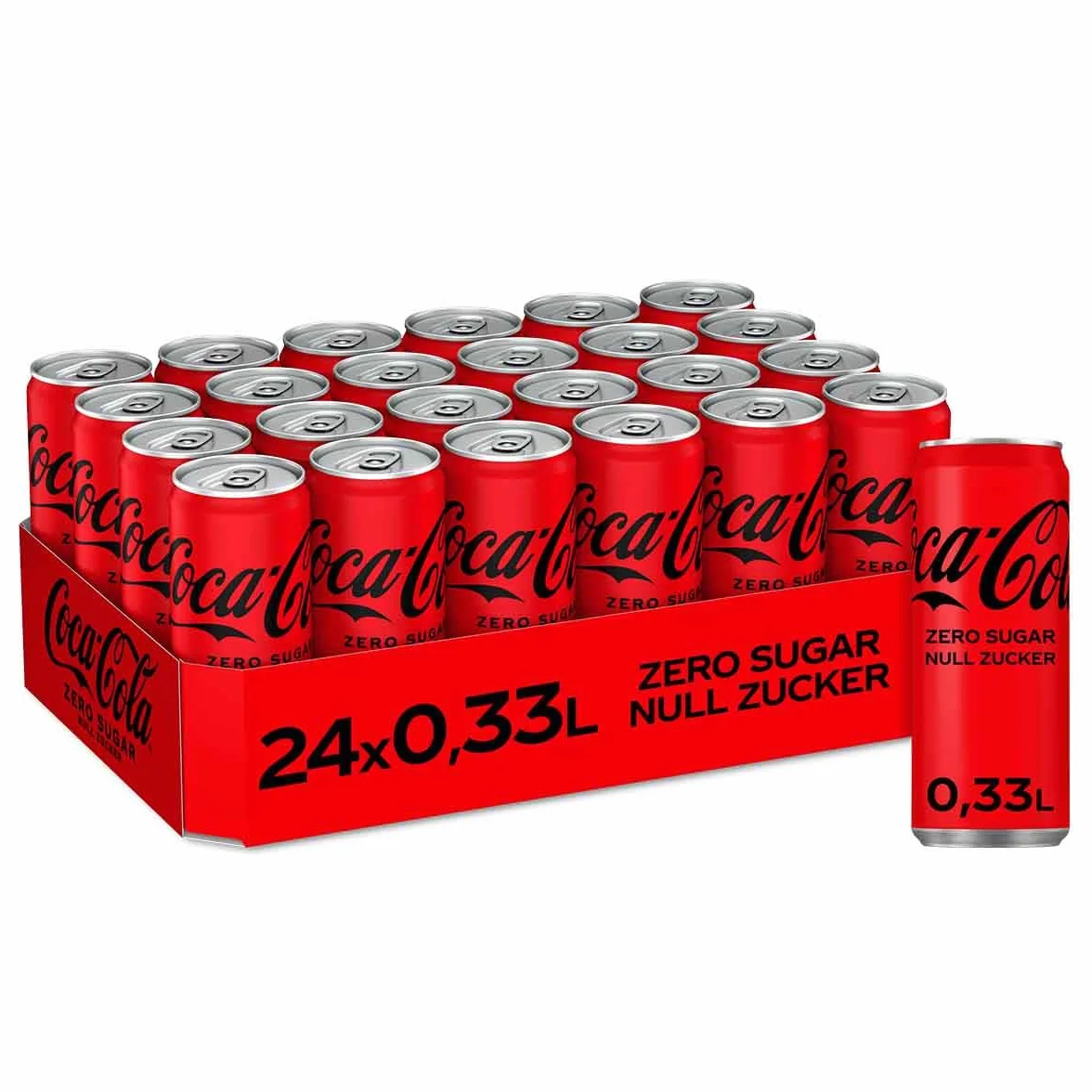 Coca-Cola Zero Sugar Coca Cola Zero Sugar 24 boîtes de 330 ml