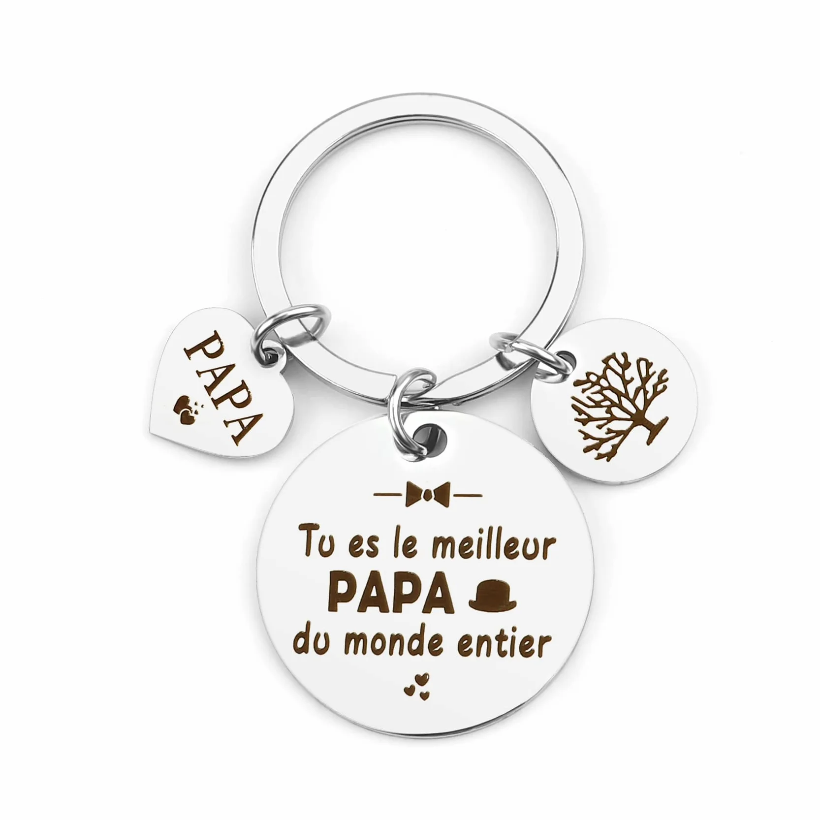 Porte-cles Papa Cadeau Fete Des Peres Anniversaire Idee Cadeau Original