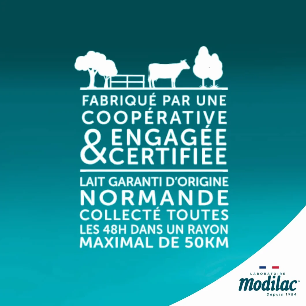 Modilac - Lait Infantile en Poudre Bio 1 - Riche en DHA, Sans Huile de Palme - Convient en Relais de l'Allaitement Maternel - Certifié AB - 1er Age, de 0 à 6 Mois - Lot de 3x800g