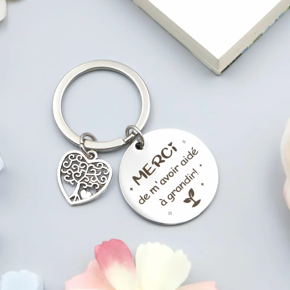 Porte Clef Cadeau Maitresse D'école Merci Professeur Nounou Atsem Fin D'année