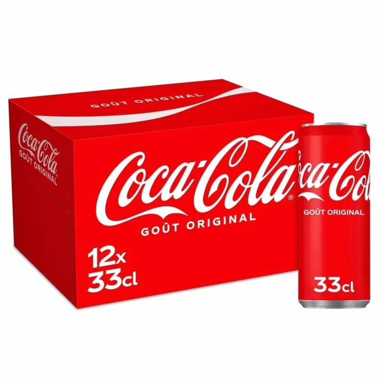 COCA-COLA - Boite 12X33 Cl Sleek - Lot De 3 - Vendu Par Lot