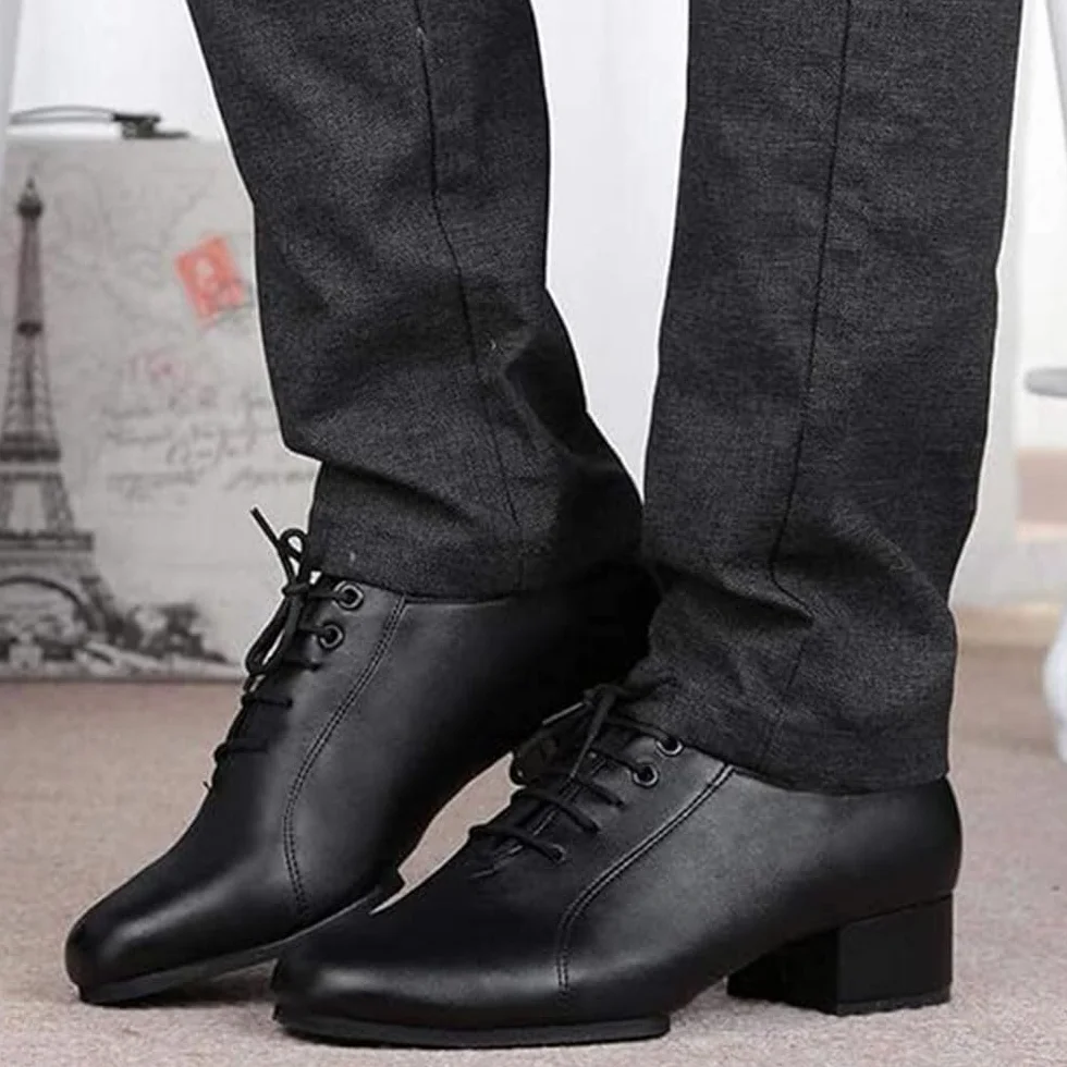 Chaussures de Danse en Cuir pour Hommes Salle de Bal & Latine