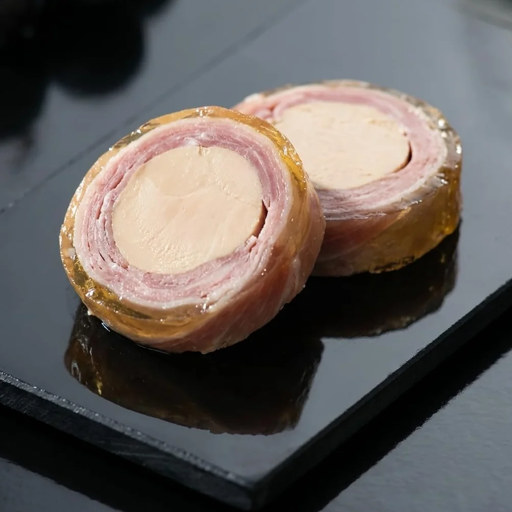 Lot de 2 boites de Flûteaux de Jambon au Foie de Canard 2x200g