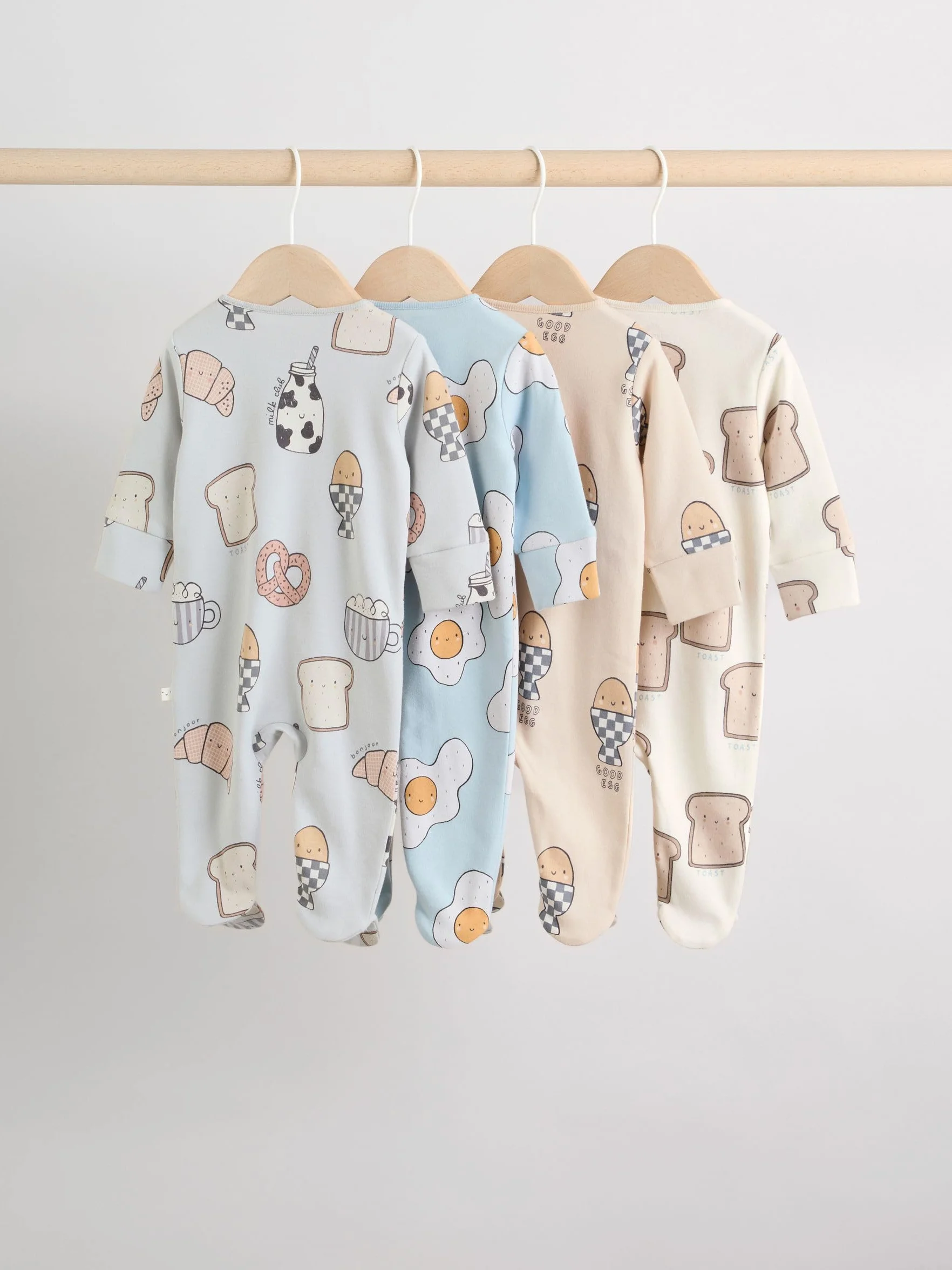 NEXT Bébé garçon Dors-Bien à Zip Double Sens Lot de 4