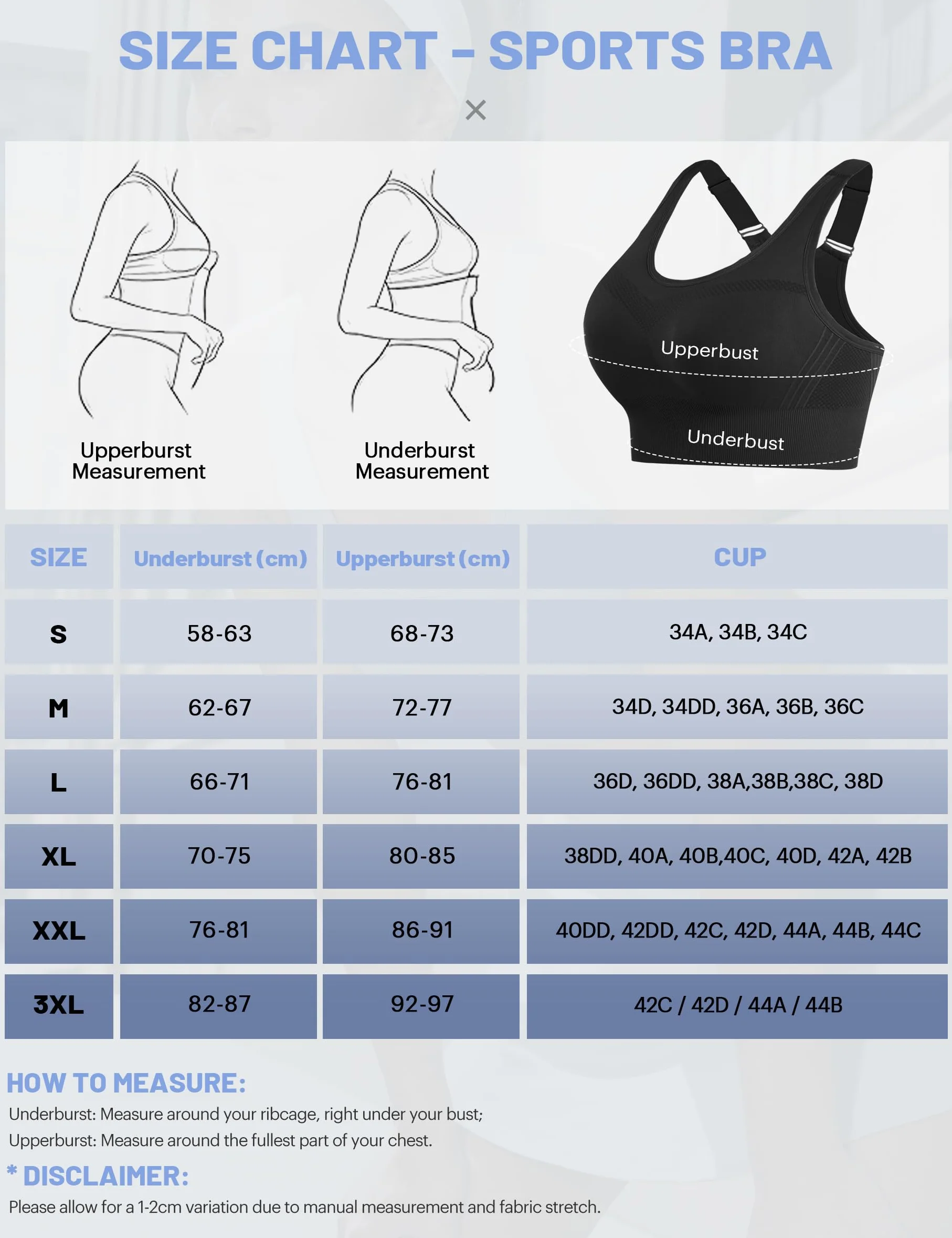 Brassiere Sport Femme sans Armature avec Coussinets Amovibles pour Yoga Course Fitness
