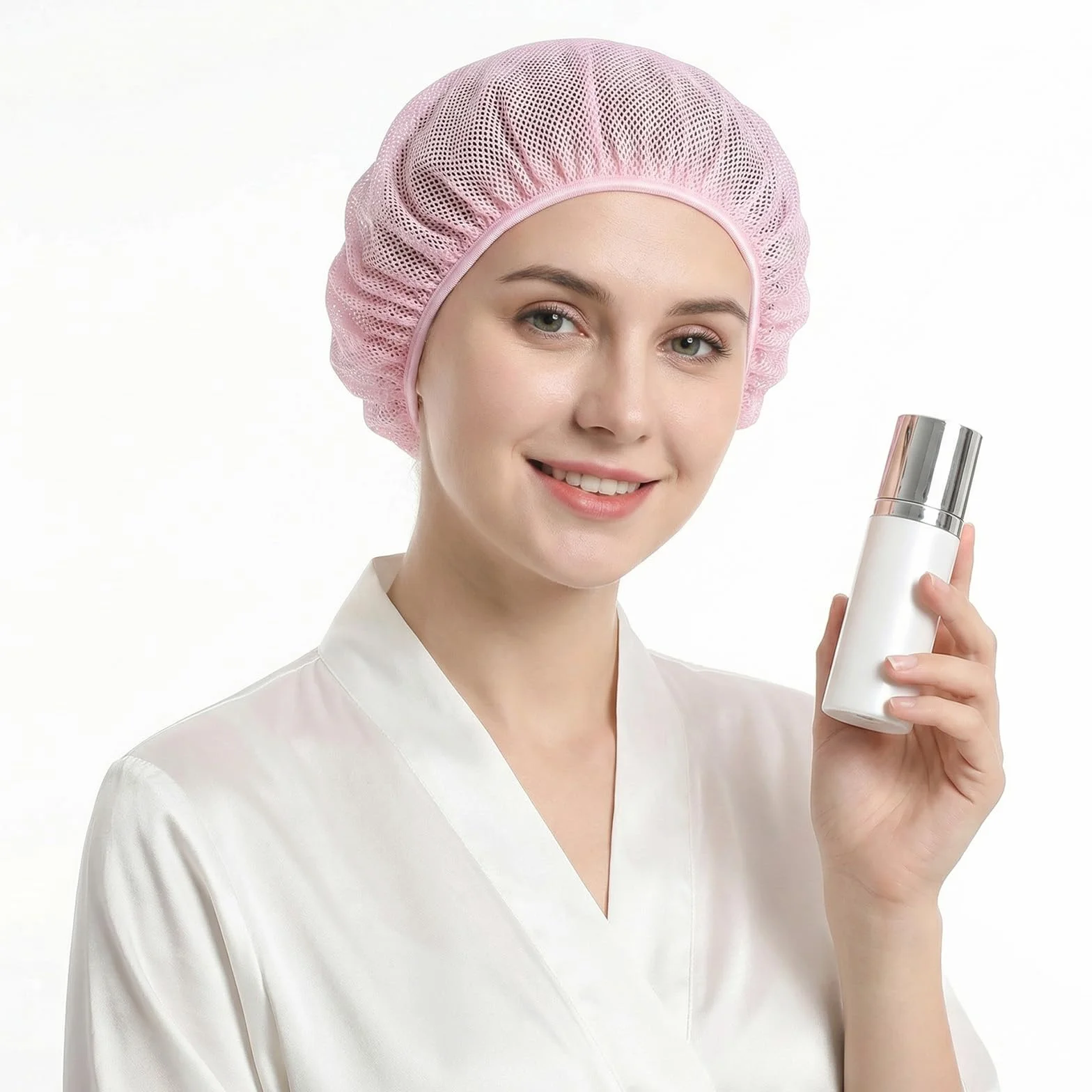 Lot de 4 filets à cheveux en maille pour dormir, bonnets de sommeil élastiques colorés