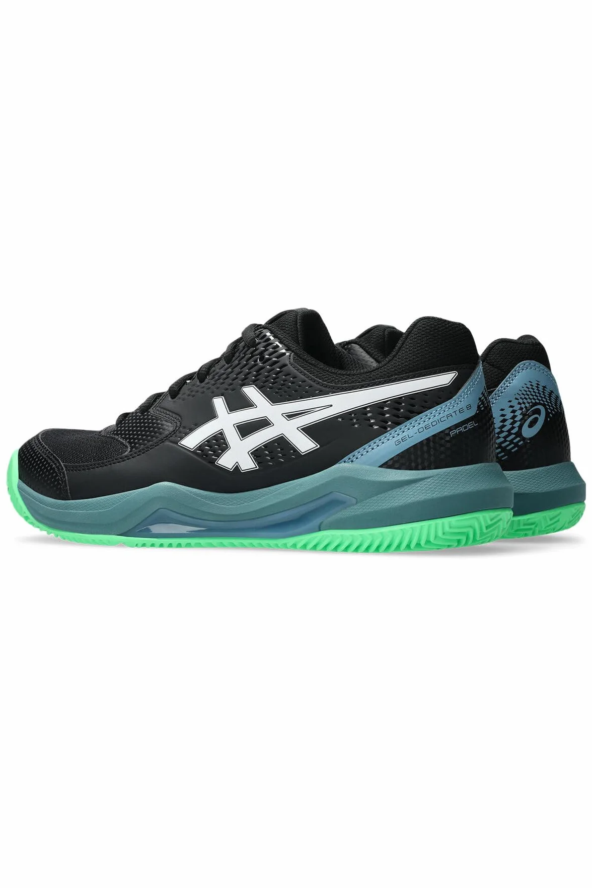 Asics Gel-Dedicate 8 Padel Negro/Verde 1041A414