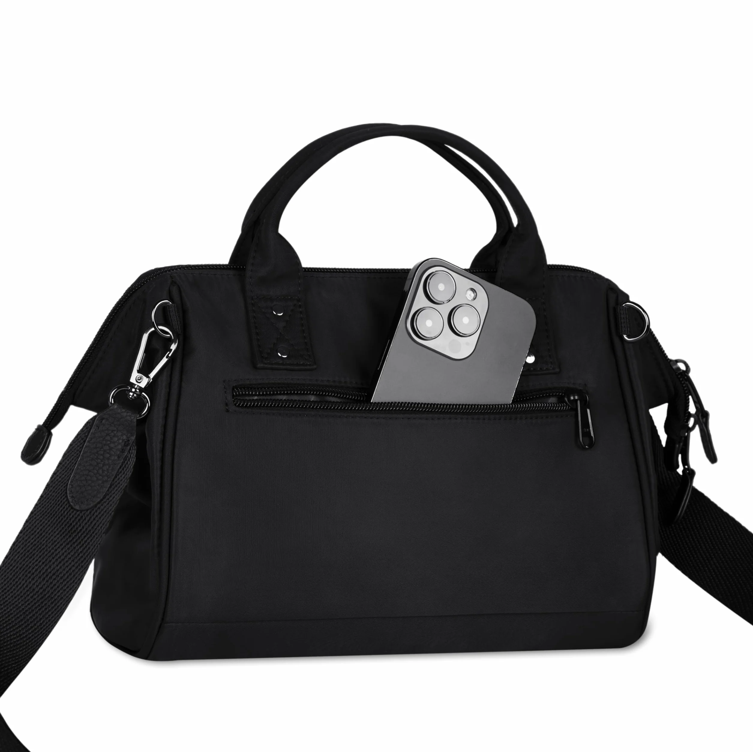 Cabaïa Sac Bandoulière Crossbody Adventurer Medium 5,8L Femme Bandoulière Réglable Ouverture Grand Angle Vegan Déperlant