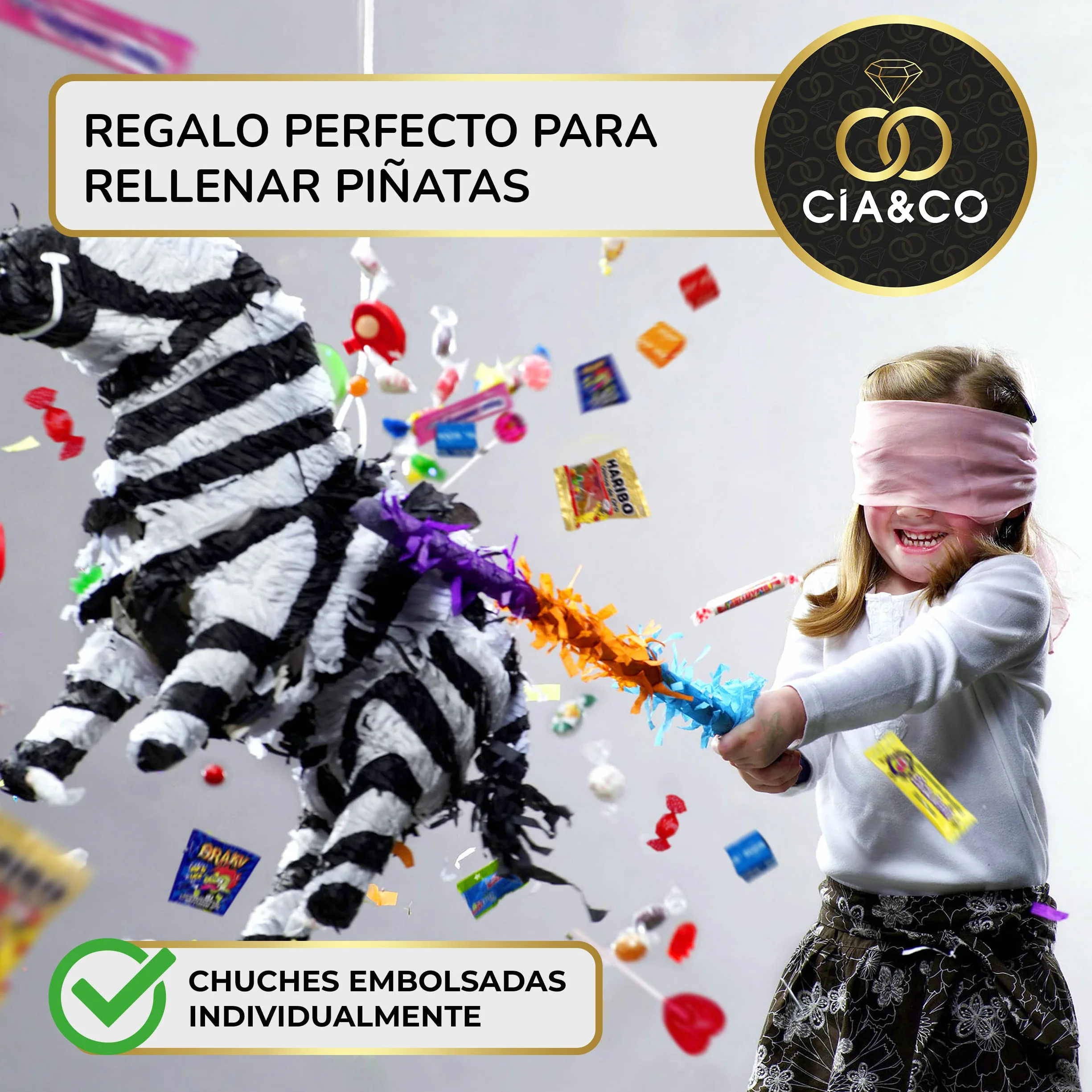 Cia&Co Mega Box 100 Bonbons Friandises Confiseries Pour Anniversaires Fêtes Enfants Halloween Noël