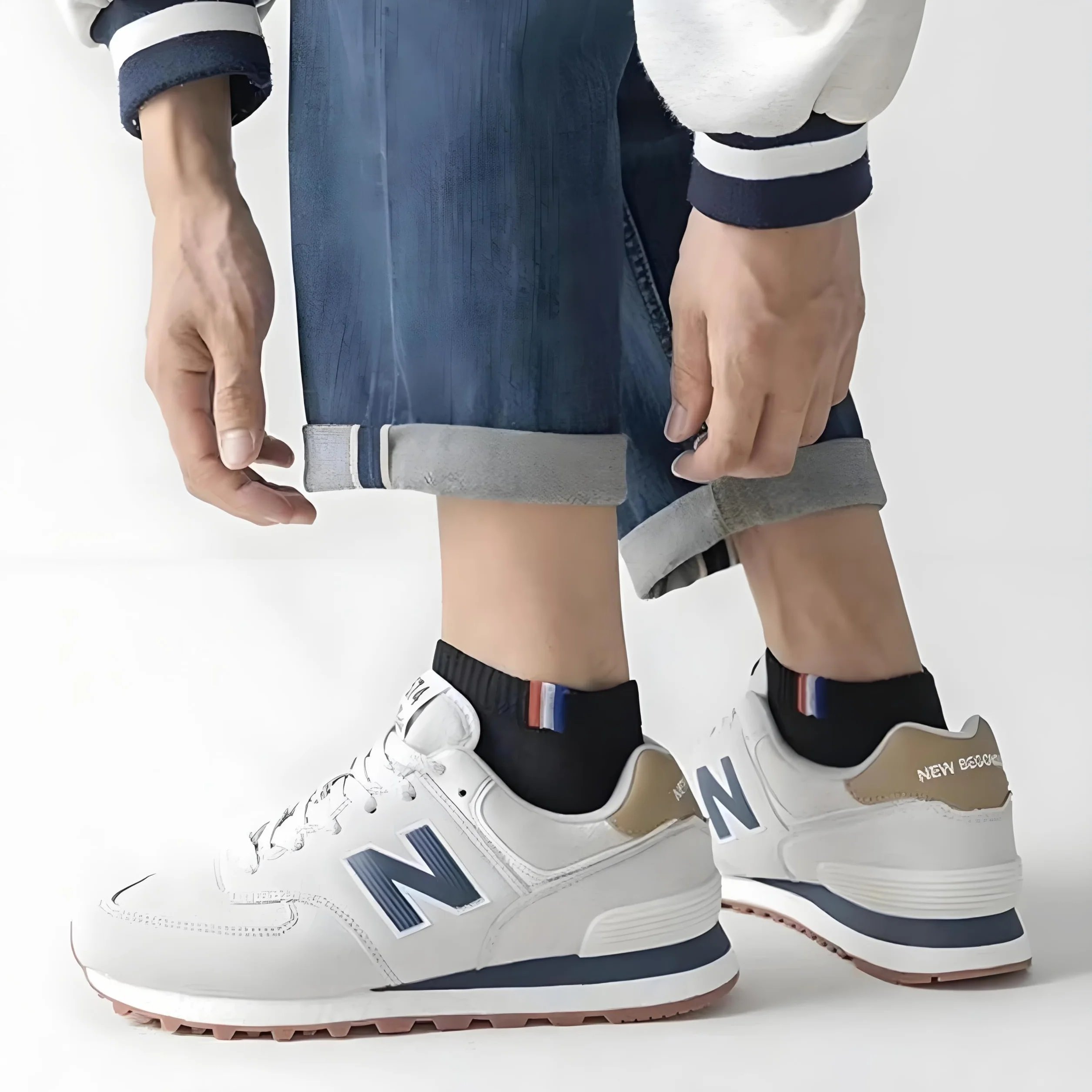 Chaussettes Sport Homme Femme 38-42 VEGCOO Respirantes Absorbant la Transpiration