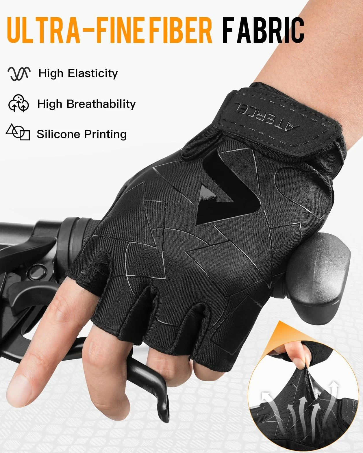 ATERCEL Gants de cyclisme pour homme et femme VTT entraînement haltérophilie plein air
