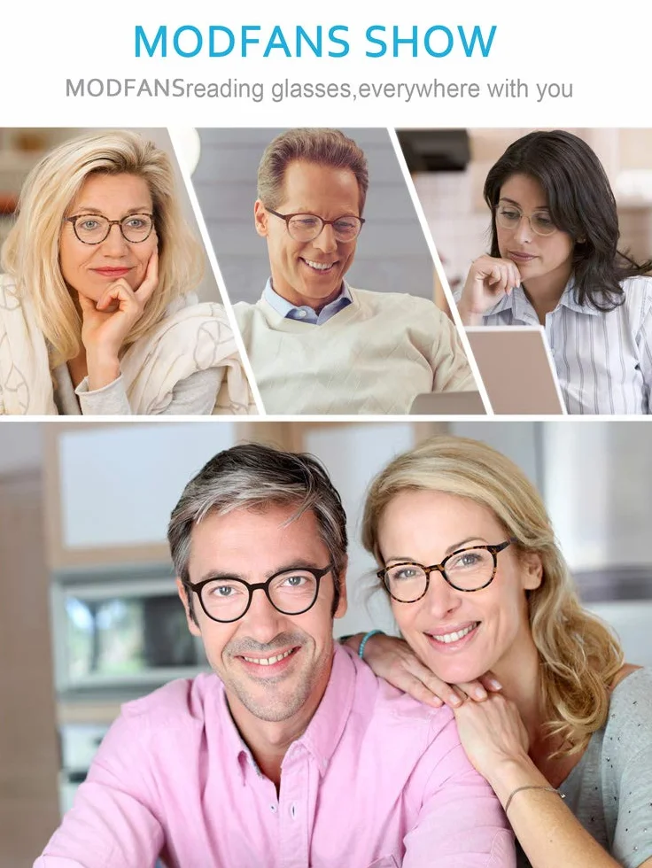 Lunettes de Lecture Lot de 4 Homme Femme MODFANS