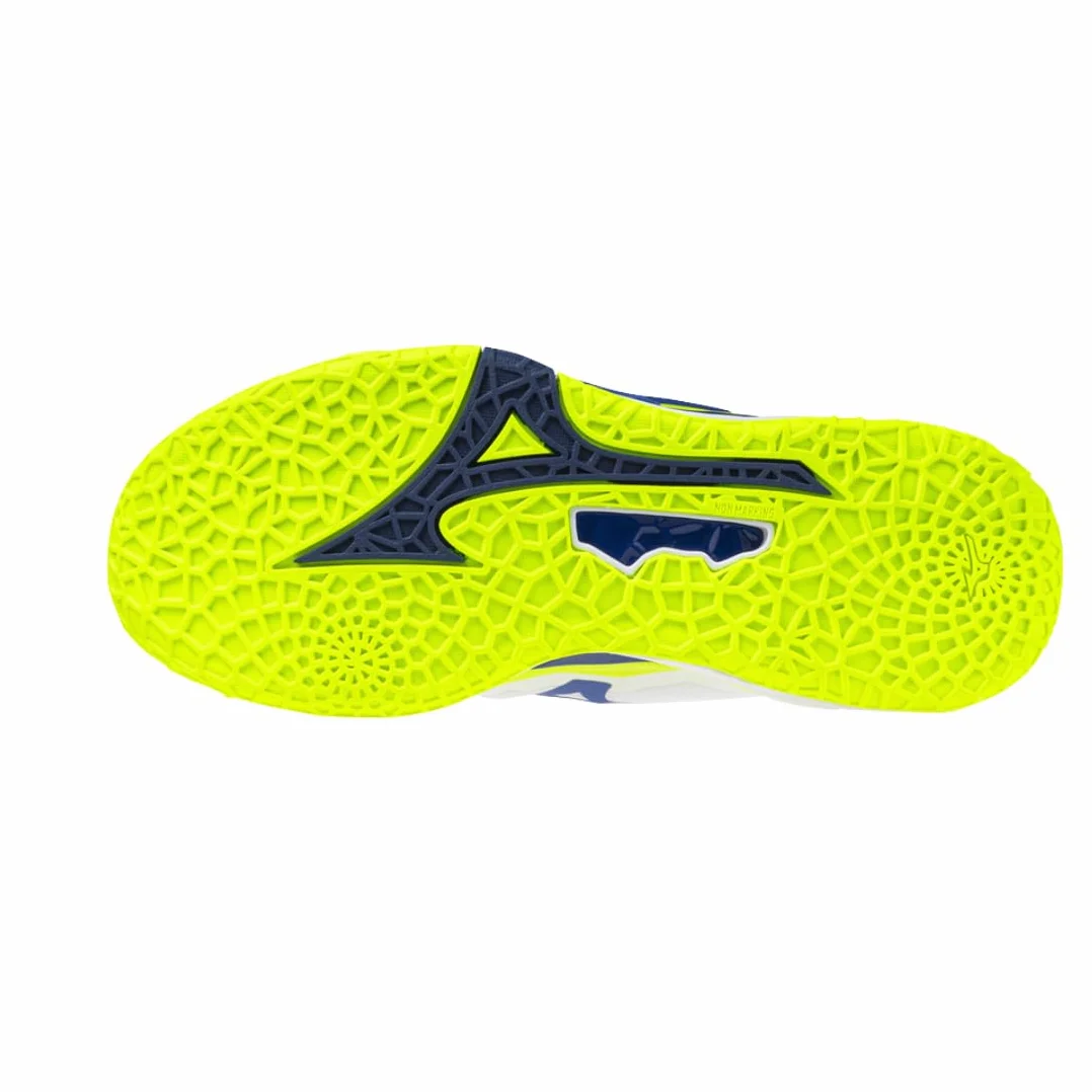 Mizuno Wave Stealth Neo 2 Chaussures de handball ENERZY NXT Tige maille gaufrée semelle Wave