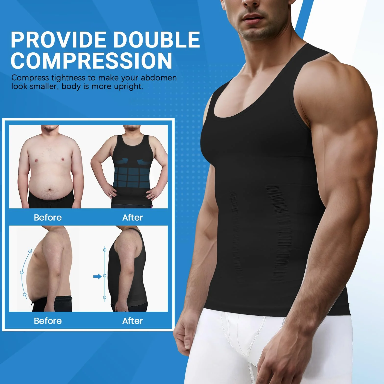 MEETWEE Débardeur de Sport Homme Haut Top Maillot sans Manches Running Séchage Rapide pour Fitness Gym Bodybuilding