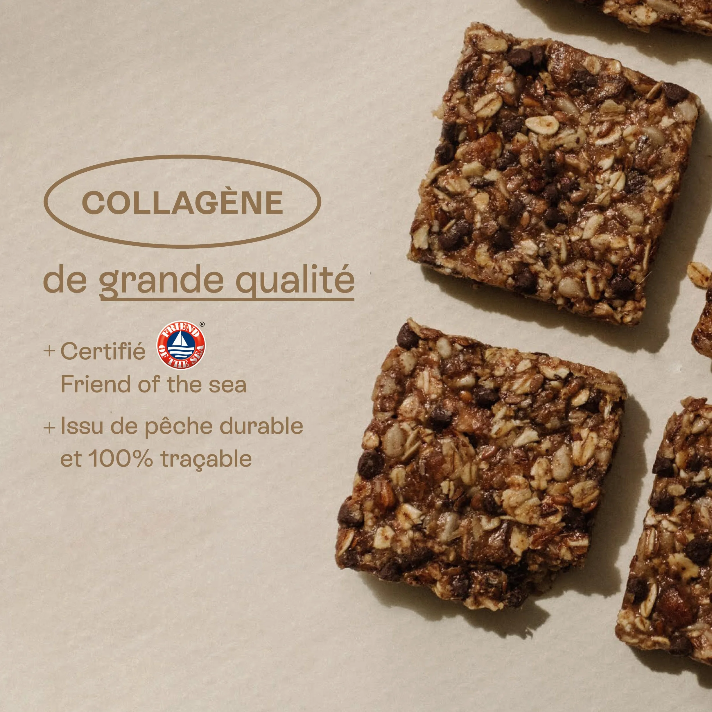 Jolly mama! Lot de 12 Barres Protéinées Collagène Banana Glow | Céréales, Banane, Pépites de Chocolat | Boost Cheveux & Peau | Sans Gluten | Compatible Grossesse et Allaitement
