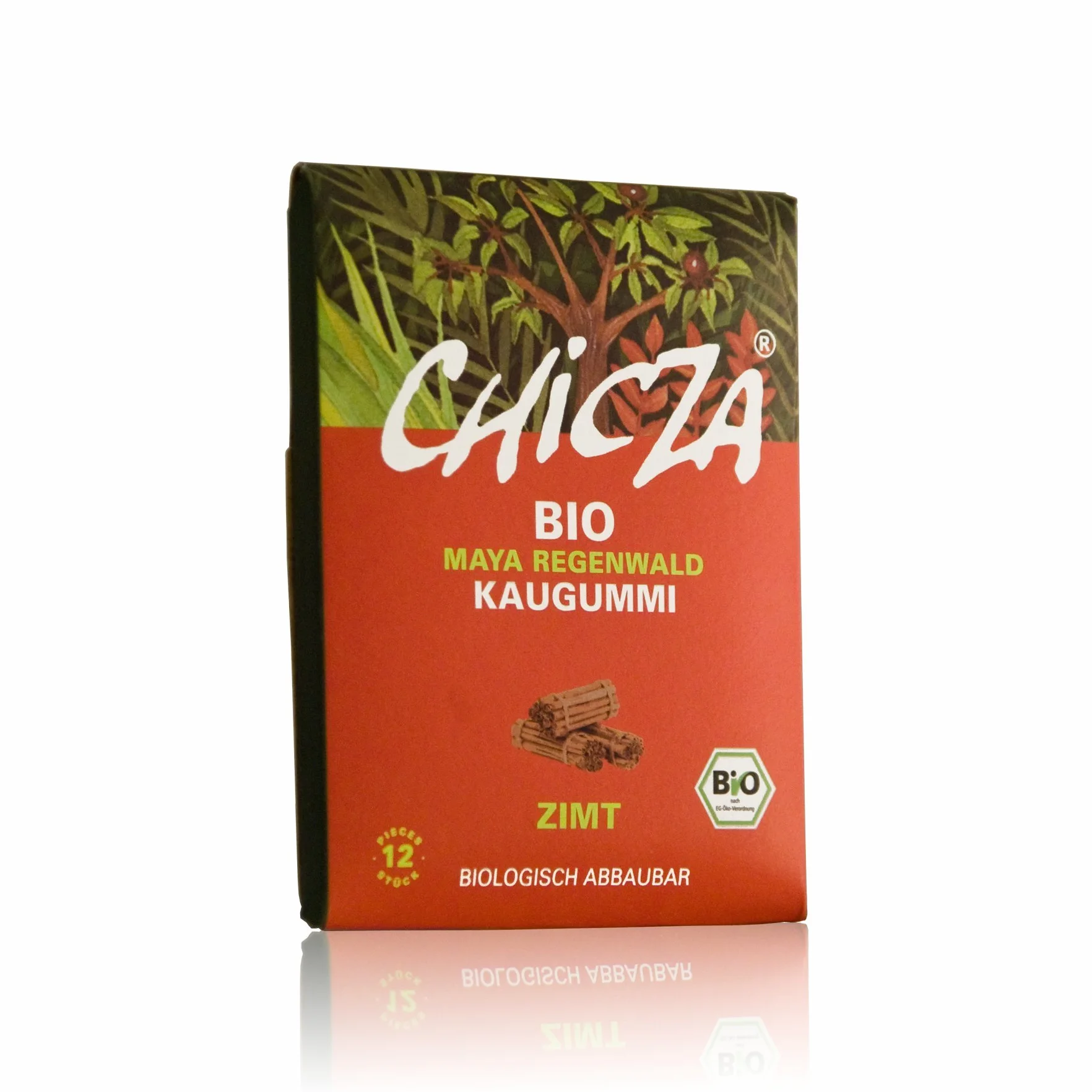 Chicza Chewing-gum bio à la cannelle (10 x 30 g)