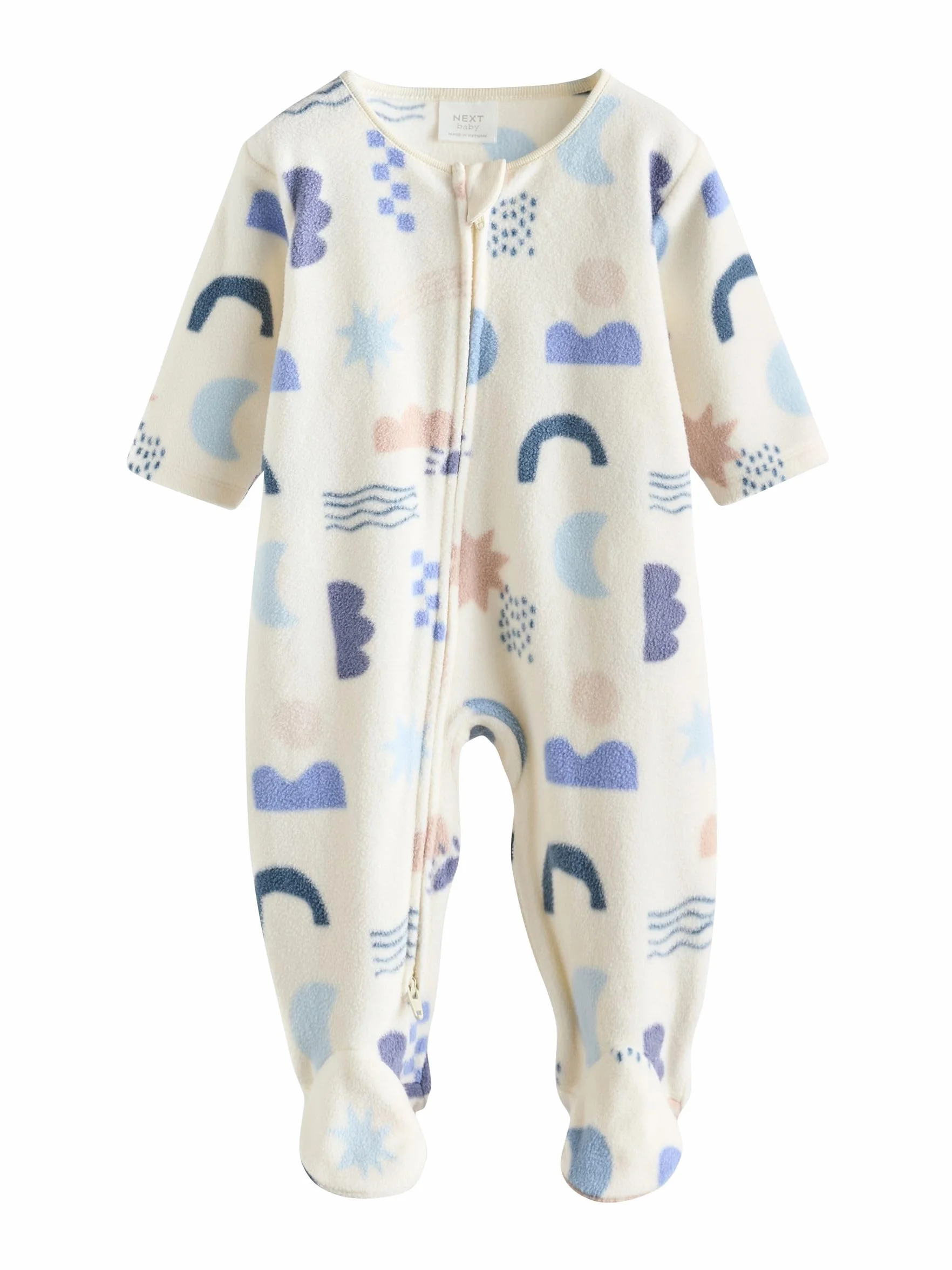 NEXT Bébé garçon Dors-Bien Micro-Polaire zippée Double-Sens Lot de 2