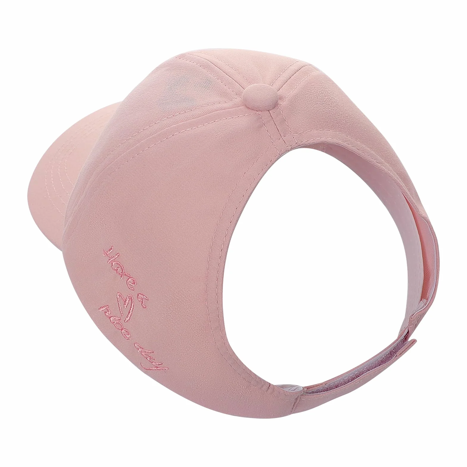 TINAYAUE Casquette Fille Queue de Cheval, Casquette Sport pour Cheveux Longs, Ouverture Arrière, Ajustable 48-54CM