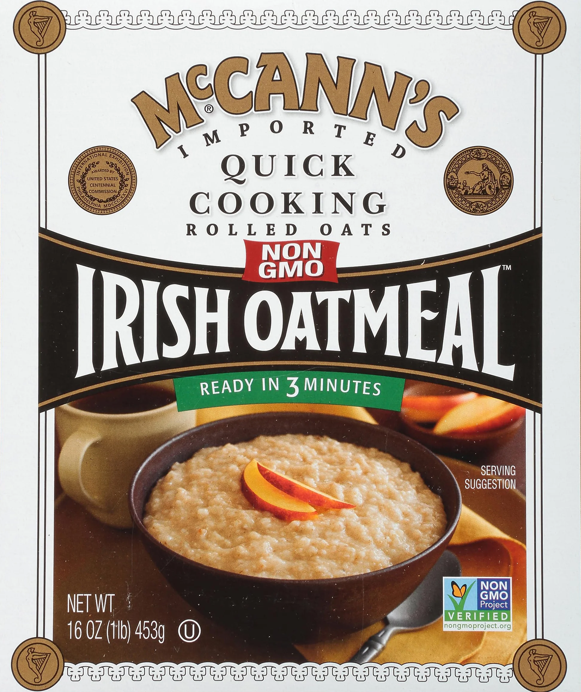 Mccann's Quick Cook Irish Oatmeal (12x16 Oz)
