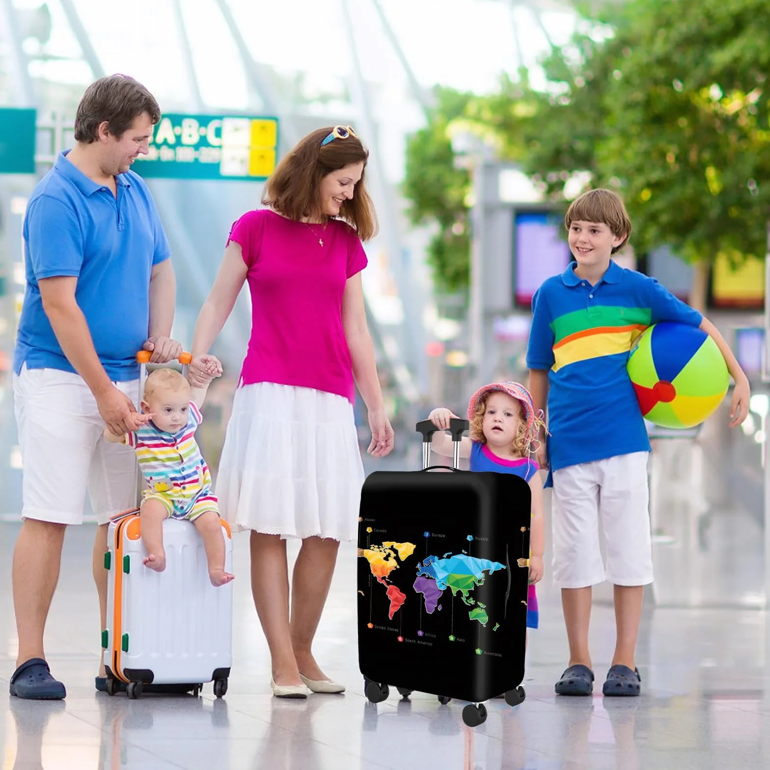 Elastique Housse De Valise Protection Lavable Réutilisable 18-32 Pouce