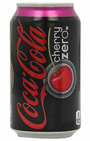 Coca-Cola Cherry Zero 33 cl (pack de 6 unités)