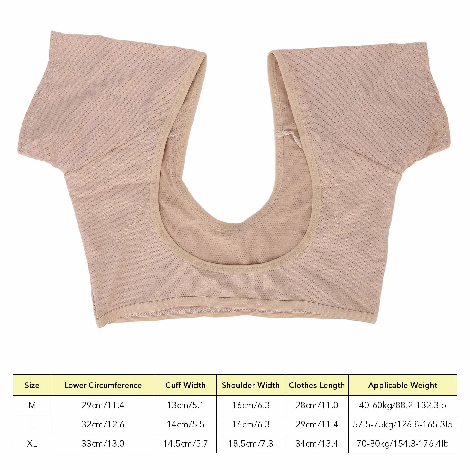 Gilet Anti-transpiration Respirant Sous les Bras Femmes Maille Séchage Rapide pour Gym Course Yoga M