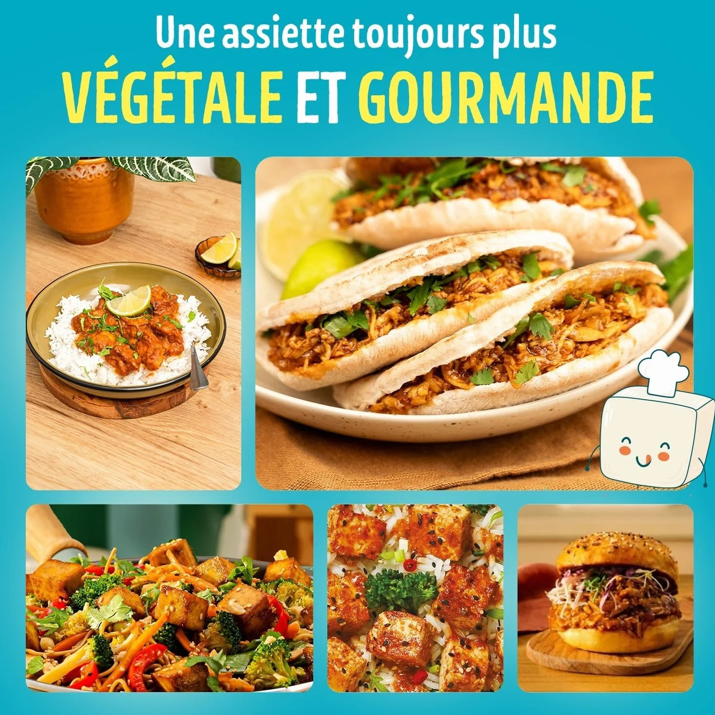 CÉRÉAL BIO – Tofu Fumé Bio – Riche en Protéines – Fabriqué en France – Alternative Végétale – Nutri-Score A – 200 g