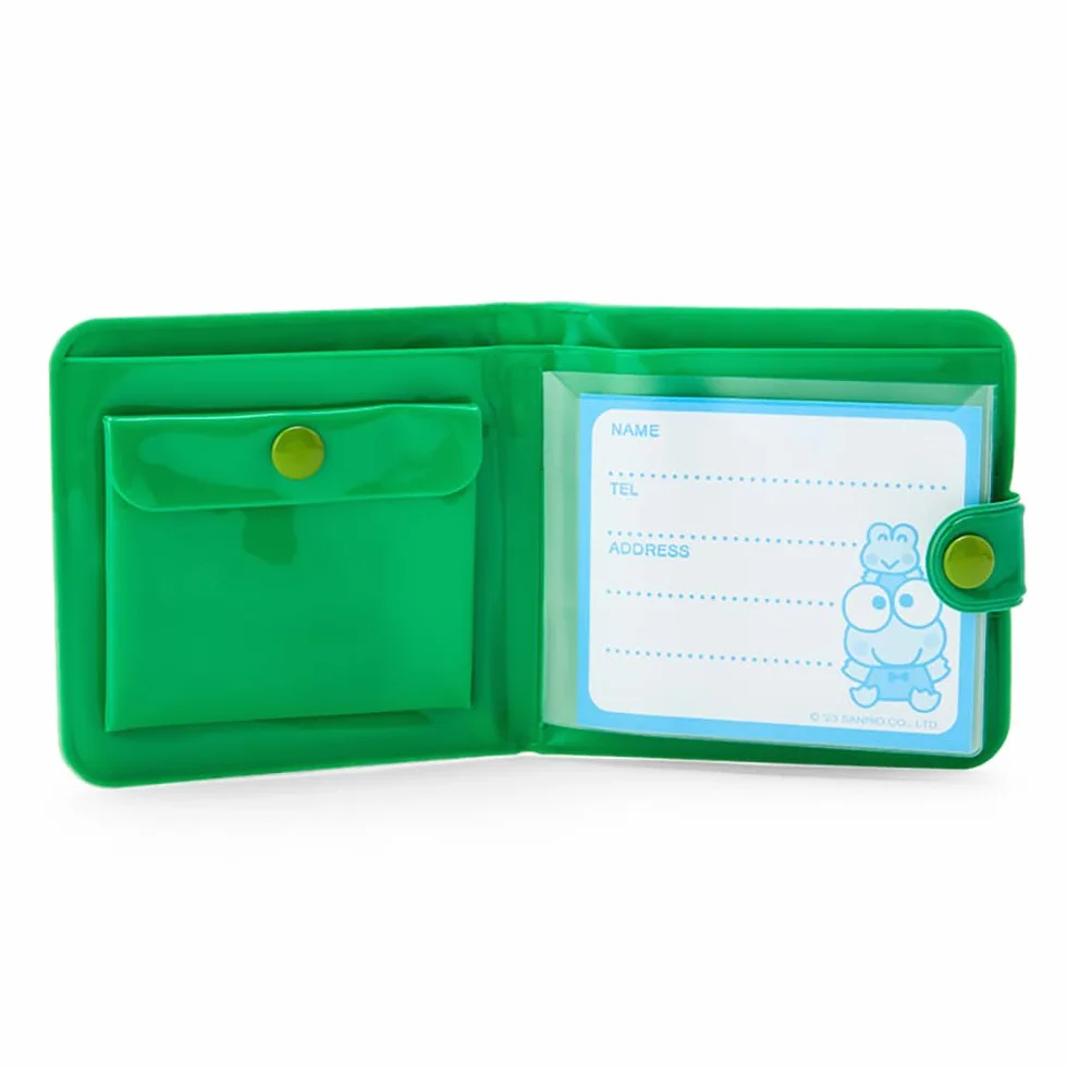 Sanrio Portefeuille en vinyle Vert Kerokoroppi