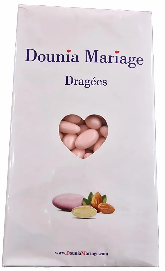 Dragée aux amandes rose 1KG