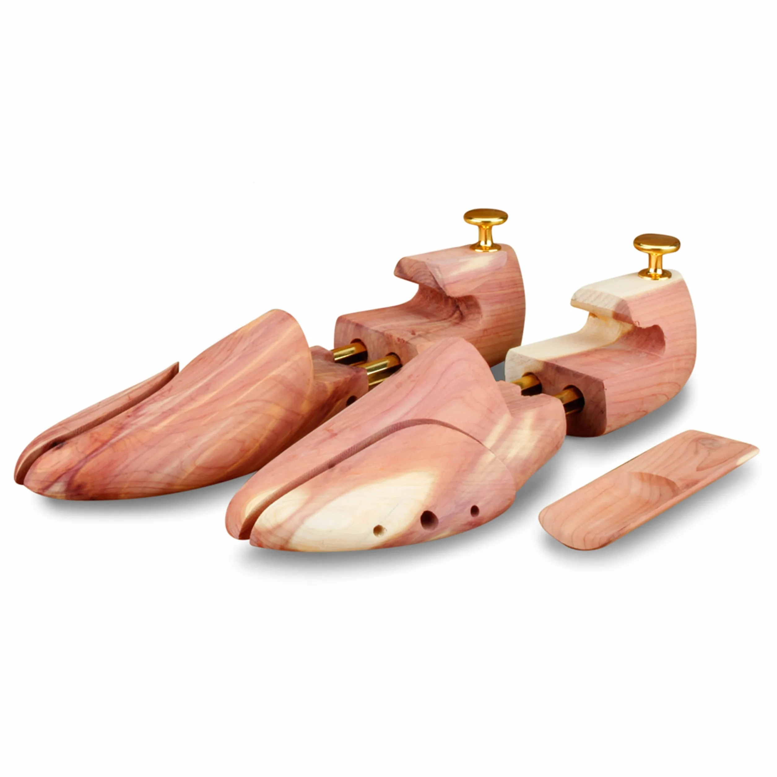 Langer & Messmer embauchoirs en bois de cèdre pour homme et femme, chausse-pied inclus, pointures 34-50, 1/2/5 paires