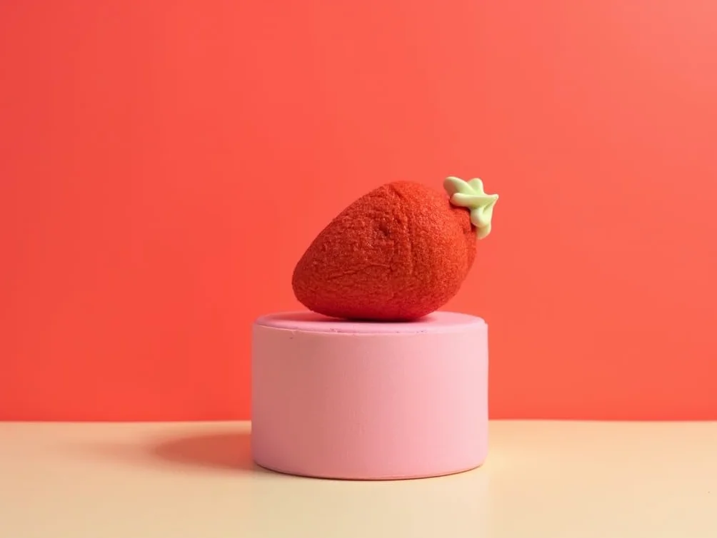 Mellow Mellow Géant Fraises Fruits Caoutchouc Marsh Mallows Mousse Sucre 40 Pièces 720g