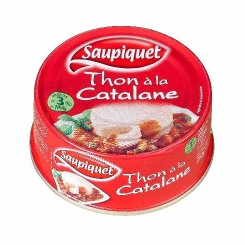 SAUPIQUET - Thon Sauce Catalane 252G - Lot De 4 - livraison offerte