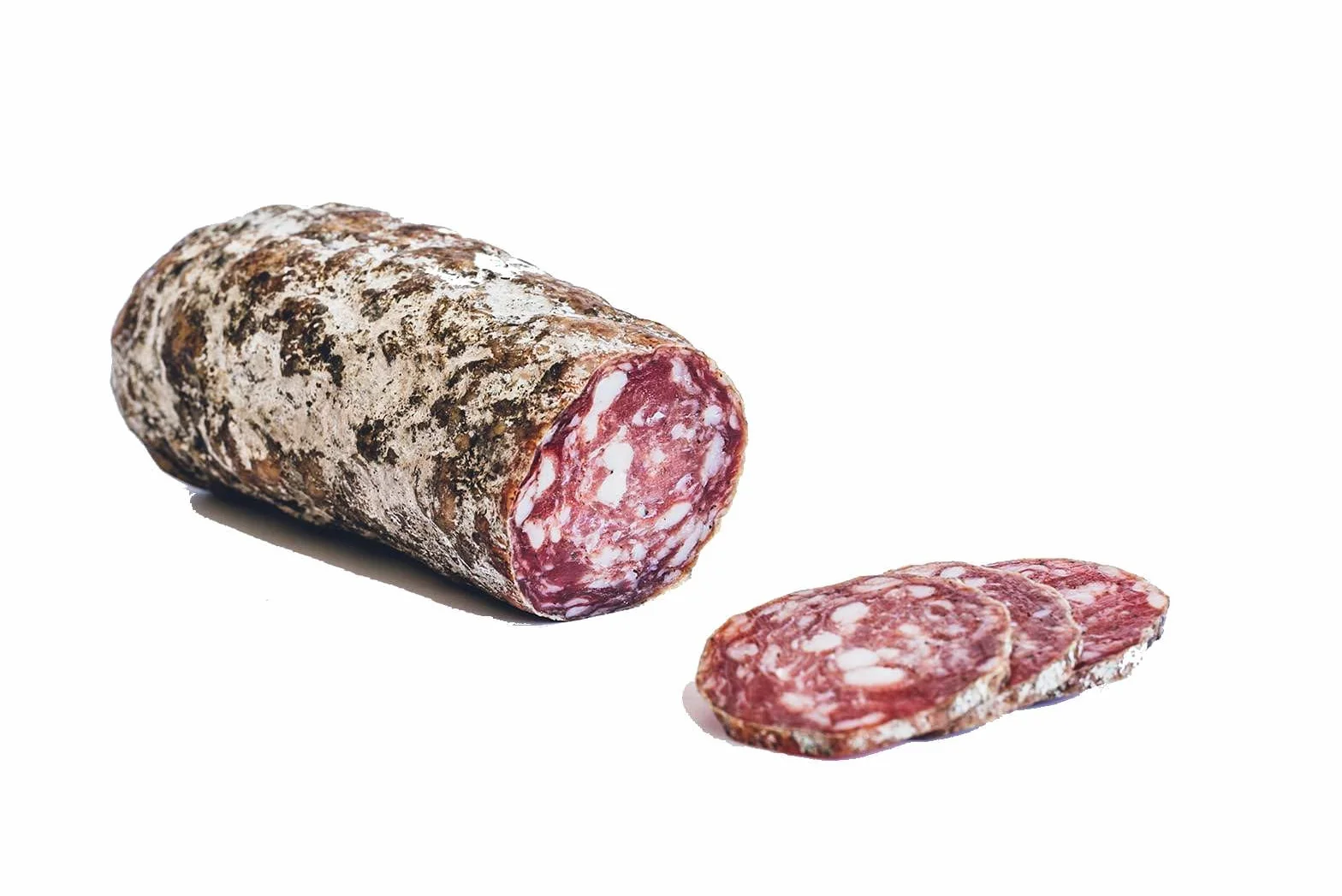 Saucisson sec de campagne Artisanal - Porc Francais - Sélectionné par vos Champions du Monde de Boucherie - 1 pièce 350g - Panier Gourmand Charcuterie - Idée Cadeau apéro